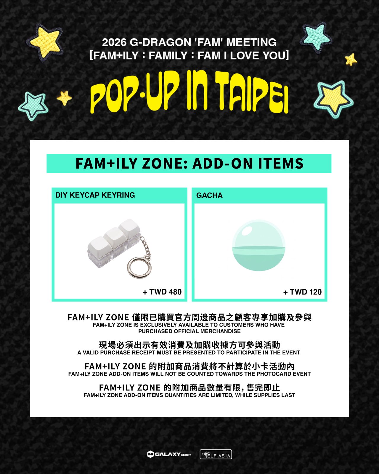 2026 G-DRAGON 'FAM' MEETING [FAM+ILY : FAMILY : FAM I LOVE YOU