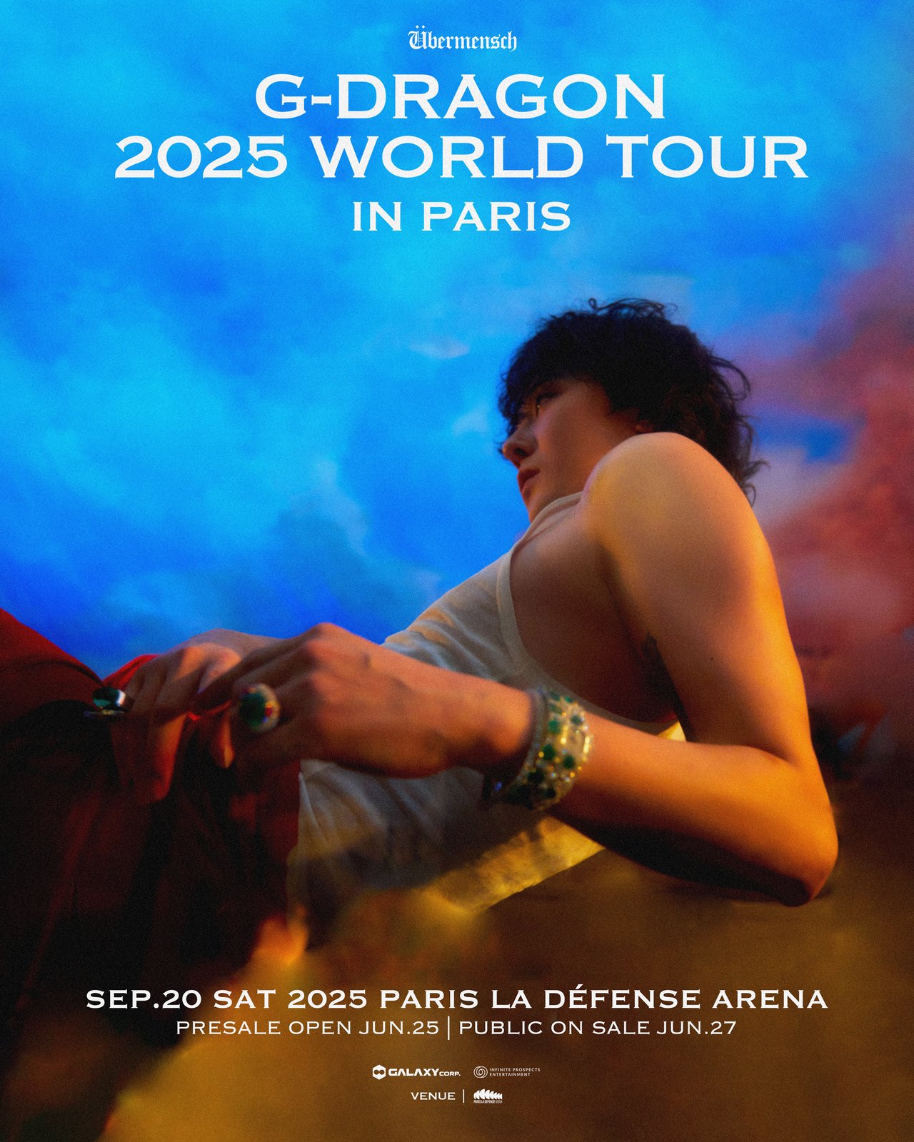 G-DRAGON 2025 WORLD TOUR [Übermensch] IN PARIS ANNOUNCEMENT
