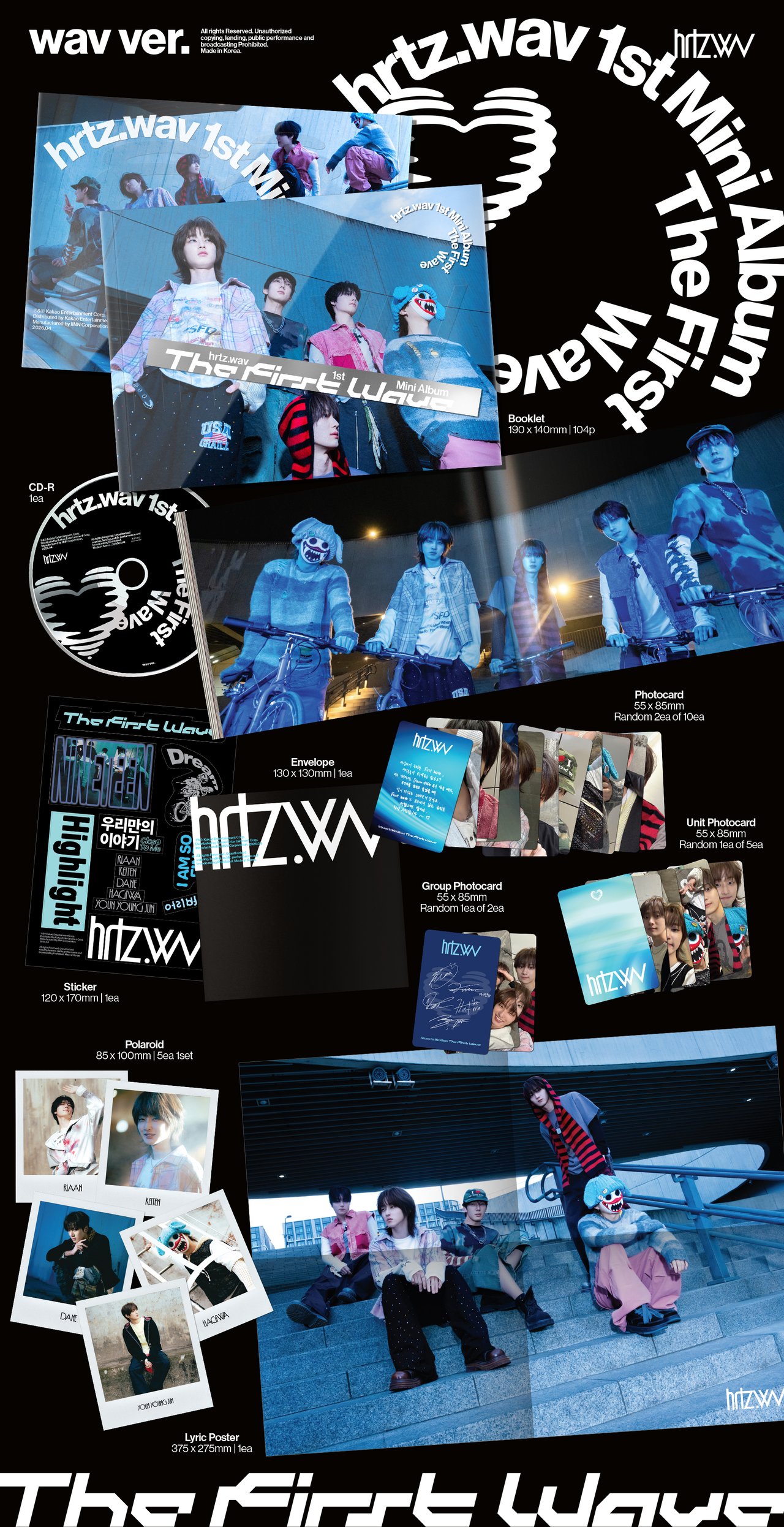 hrtz.wav 1st Mini Album [The First Wave] Pre-order