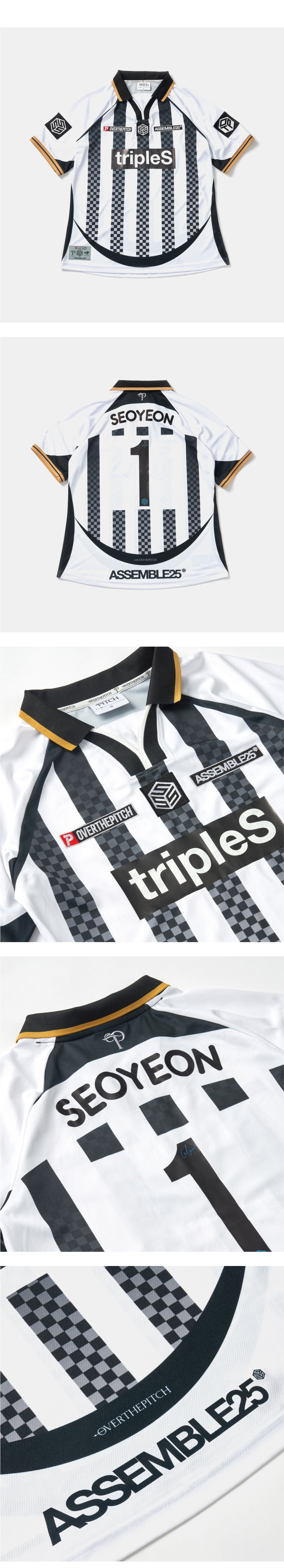 tripleS x Over The Pitch TEAM SSS ASSEMBLE 25 Jersey S/S White