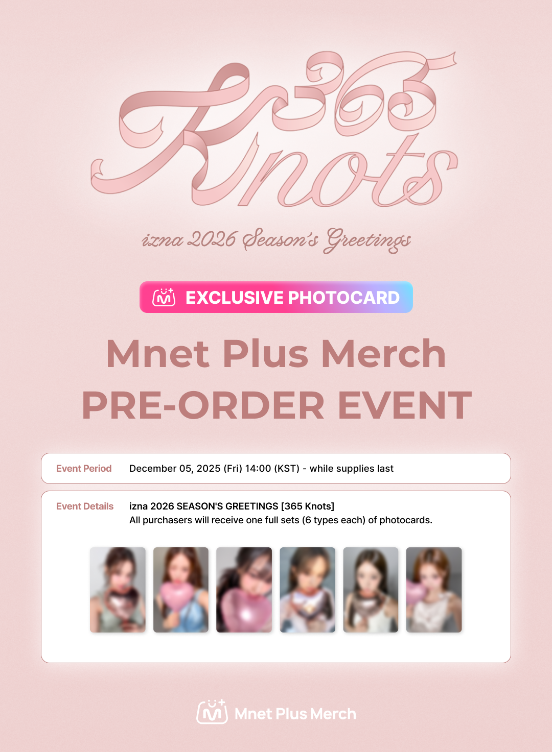 izna 2026 SEASON'S GREETINGS [365 Knots]