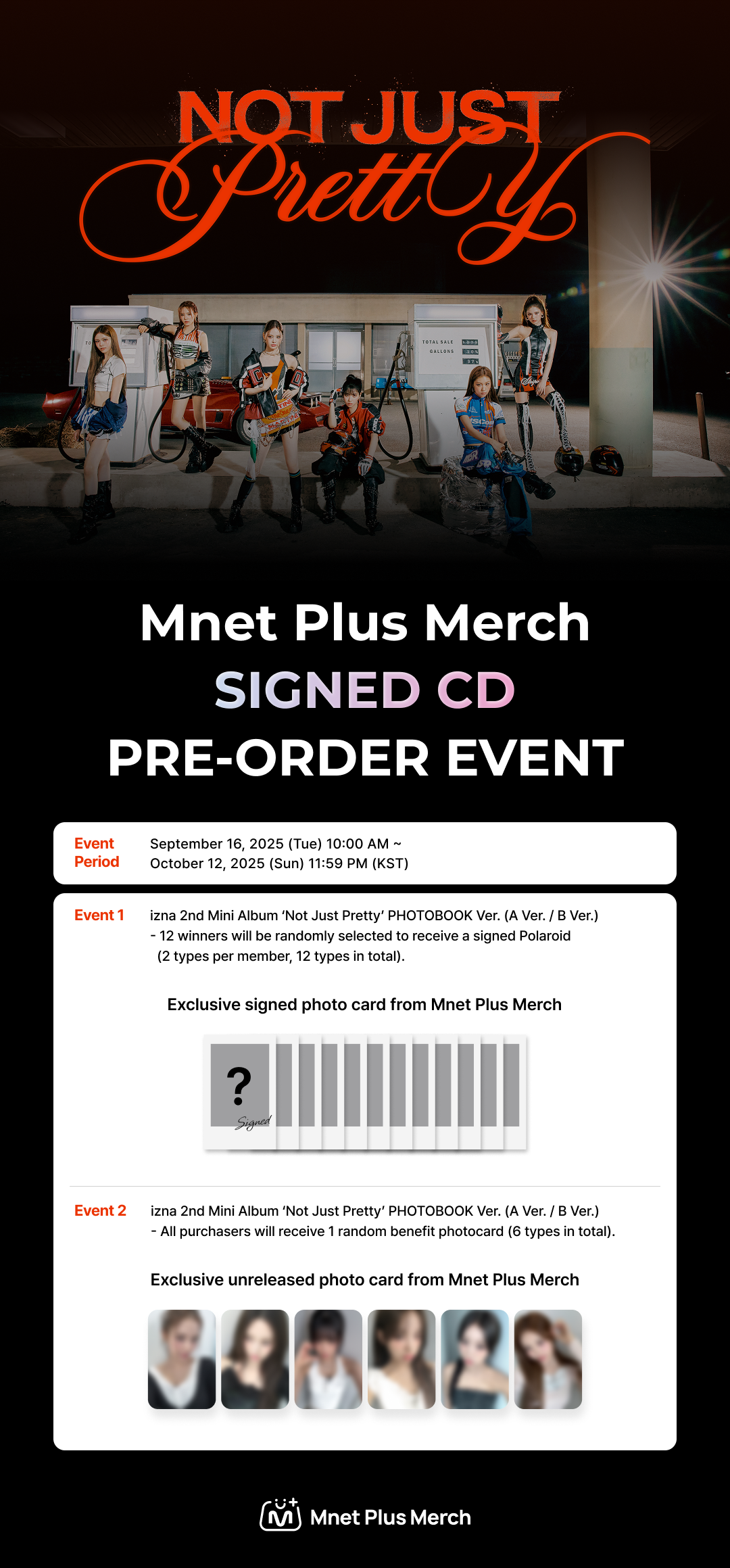 PRE-ORDER/SIGNED CD] izna [Not Just Pretty] PHOTOBOOK Ver