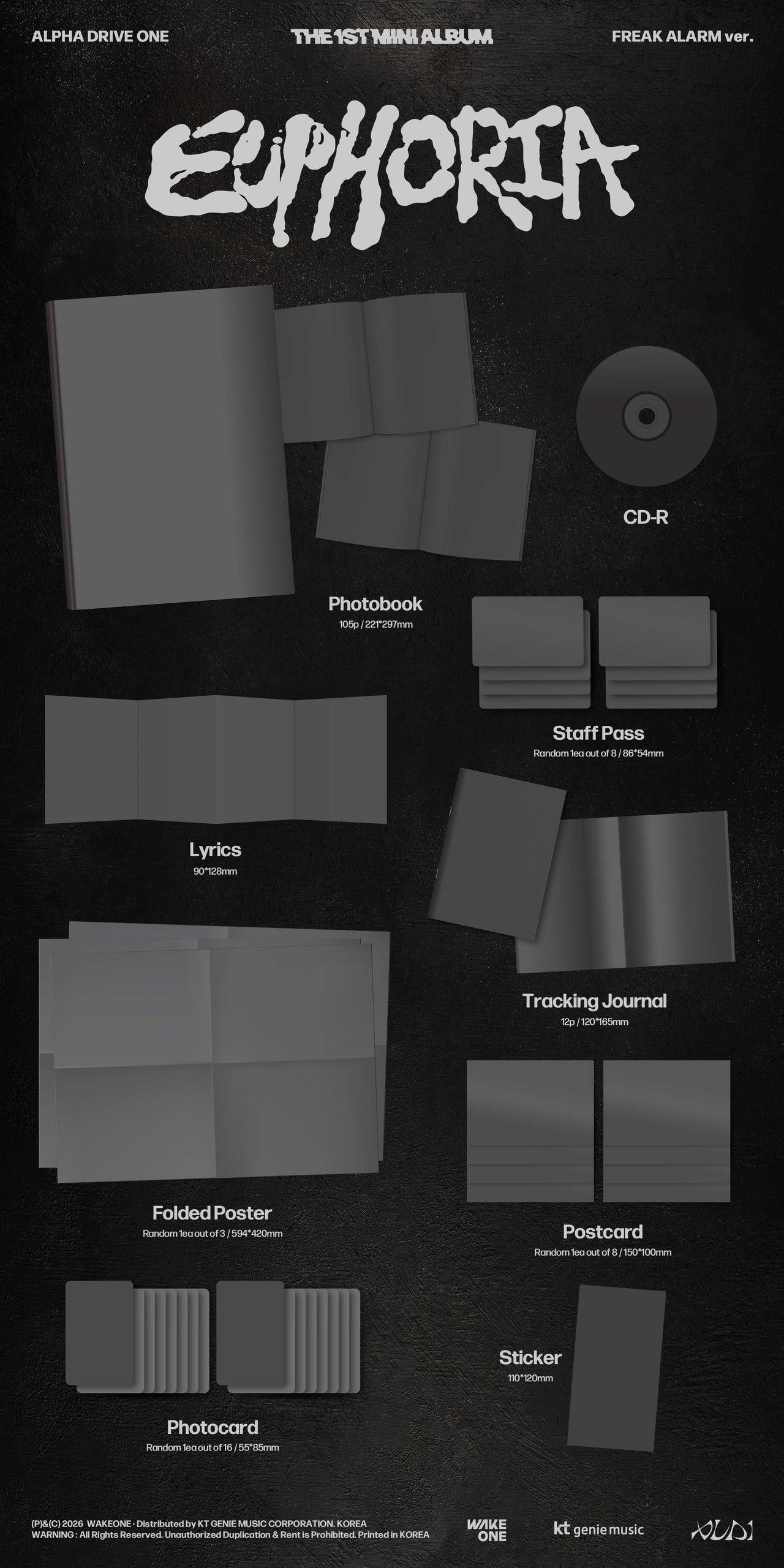 FAN SHOWCASE EVENT] ALPHA DRIVE ONE THE 1ST MINI ALBUM [EUPHORIA