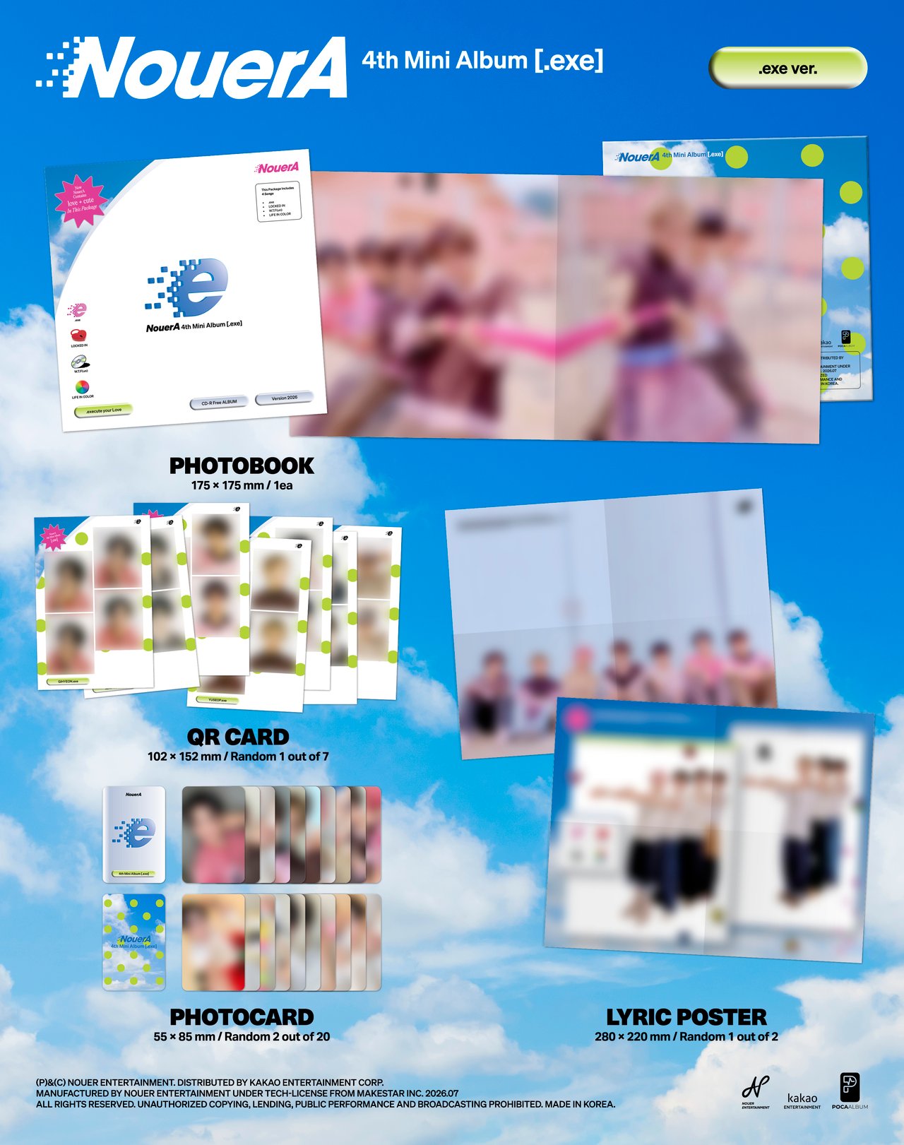 NouerA 4th Mini Album [.exe] PRE-ORDER