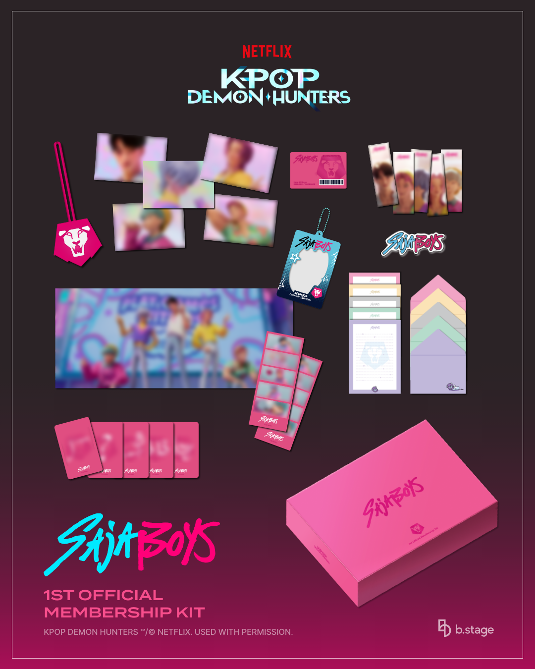 Saja Boys 1st OFFICIAL MEMBERSHIP KIT NOTICE