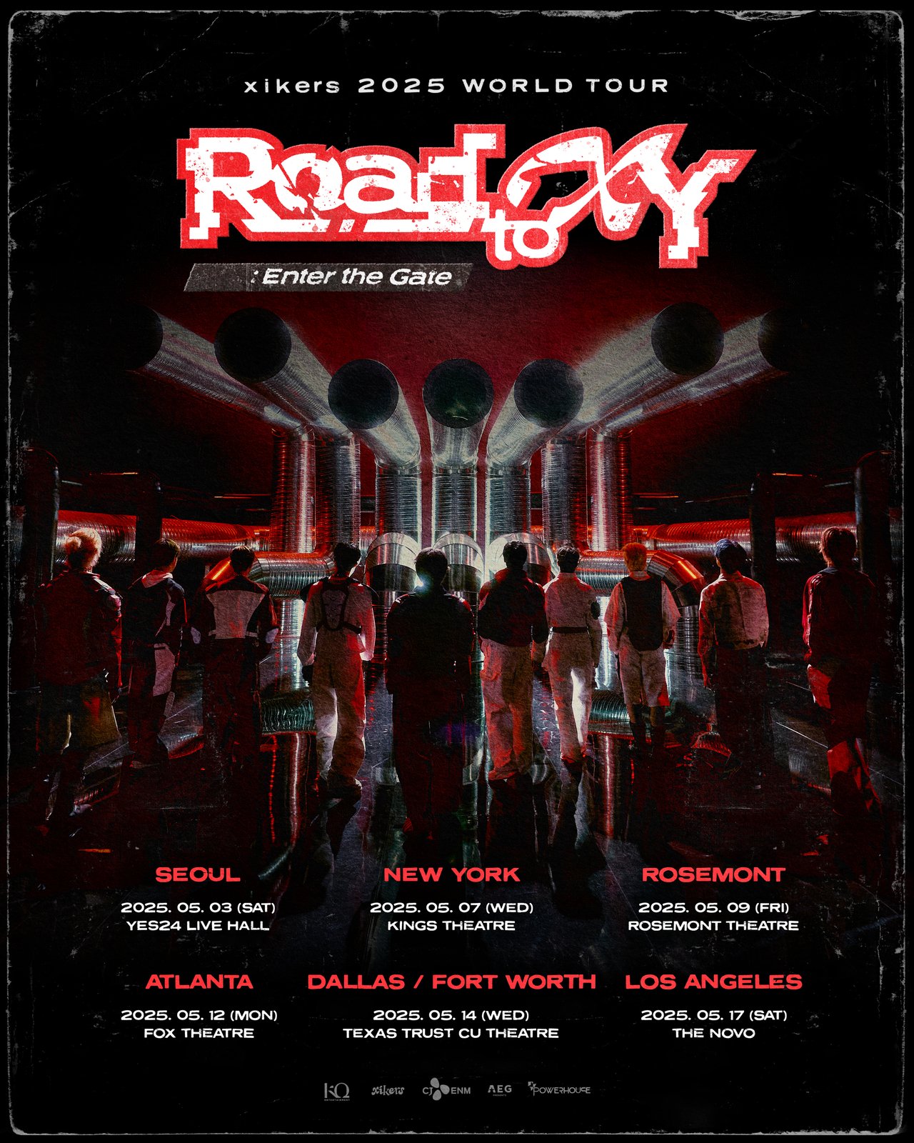 xikers 2025 WORLD TOUR [Road to XY : Enter the Gate] Announcement