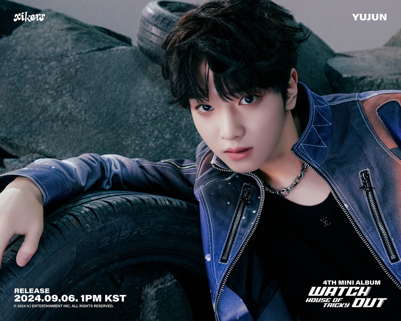 xikers サイン ユジュン YUJUN 유준 ポラロイド サインポラ xikers - 'HIKER' CONCEPT POSTER '유준(YUJUN)'