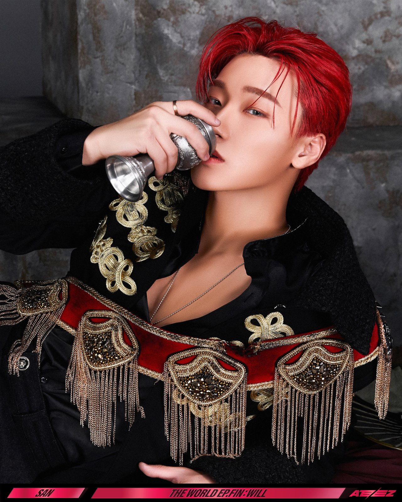 ATEEZ(에이티즈) THE WORLD EP.FIN : WILL Concept Photo 2 '산(SAN)'