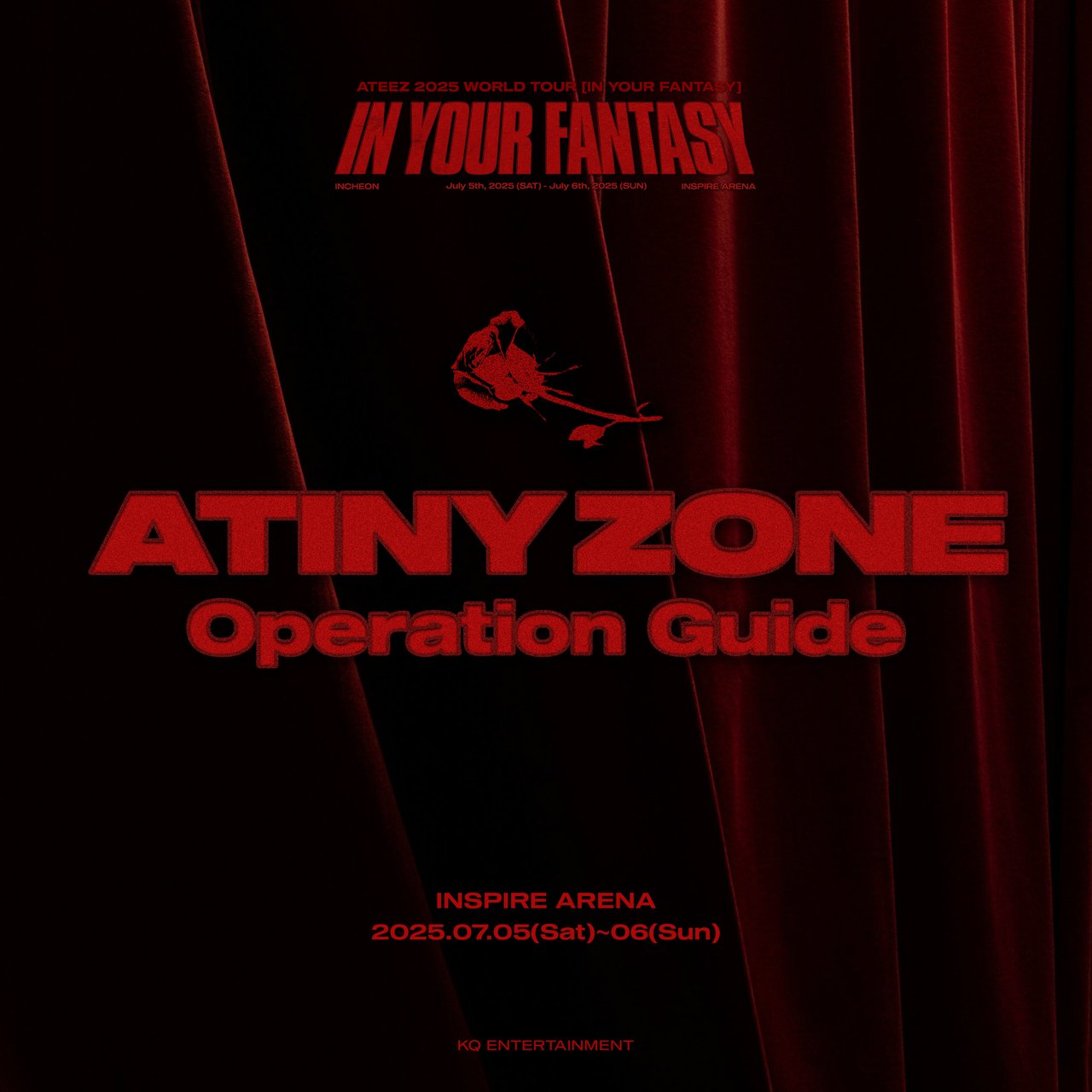 ATEEZ ホンジュン ATINYZONE IN YOUR FANTASY ATEEZ 2025 WORLD TOUR [IN YOUR FANTASY] IN INCHEON ATINY