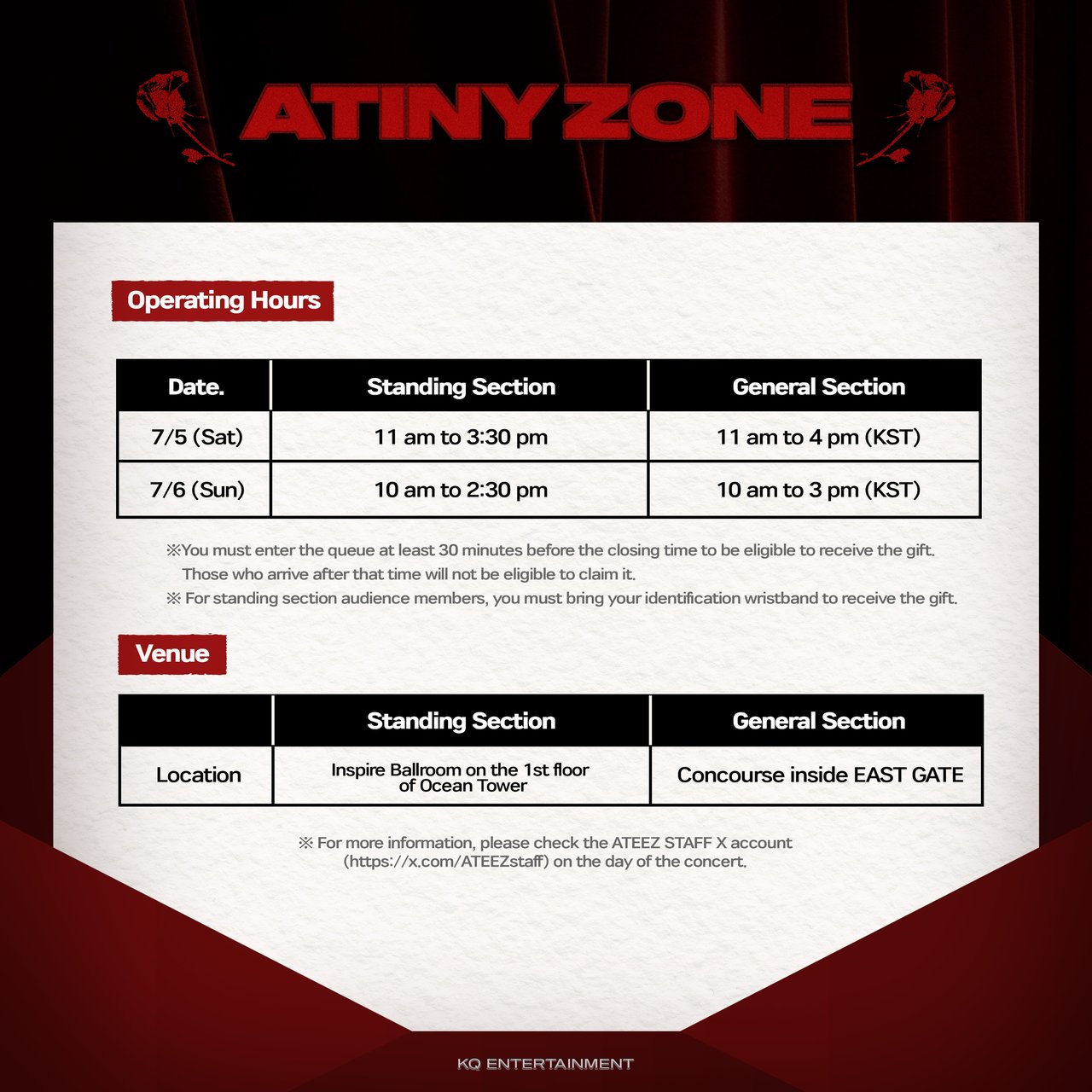 ATEEZ 2025 WORLD TOUR [IN YOUR FANTASY] IN INCHEON ATINY ZONE GUIDE🧭