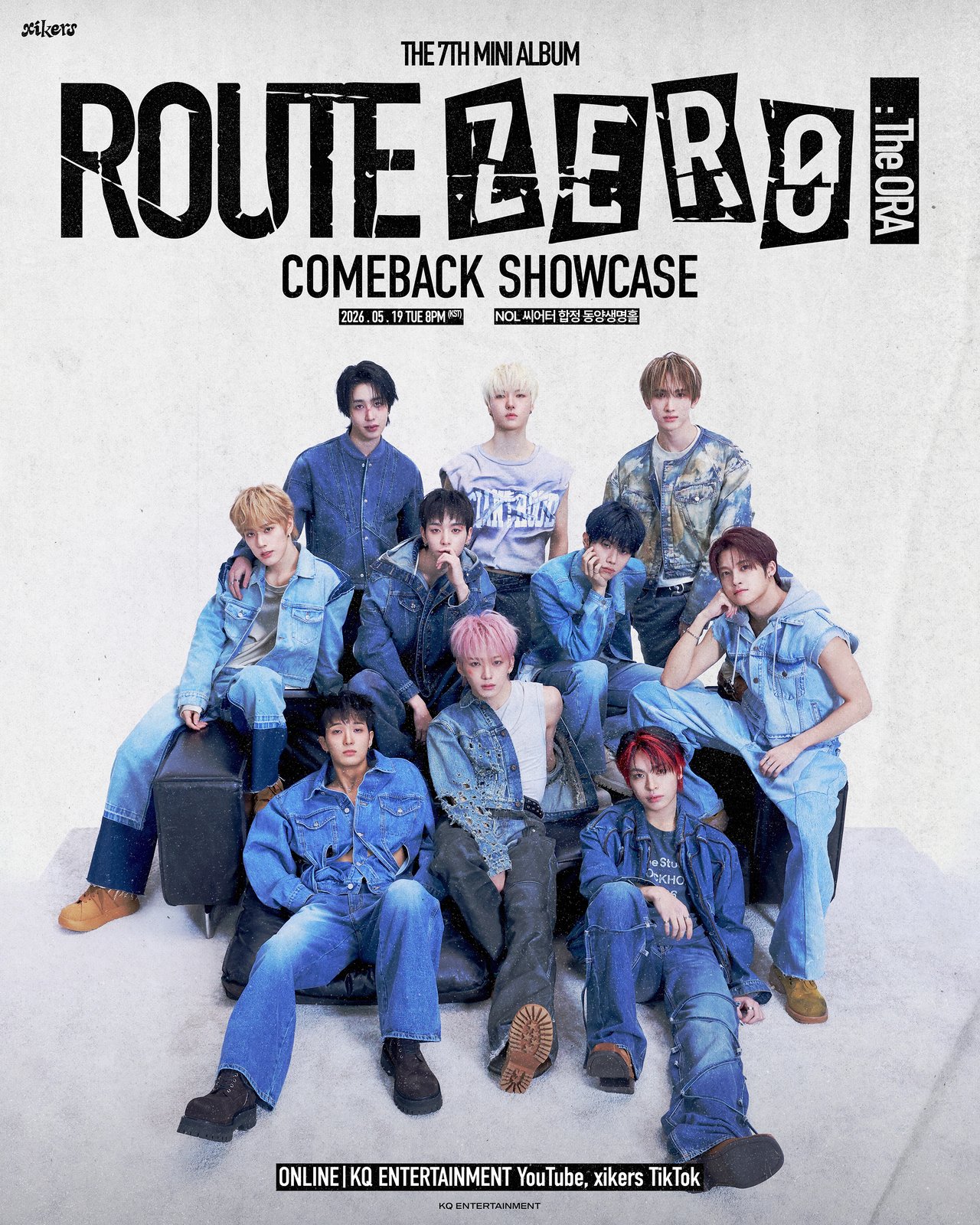 【サイン入り】 놀이도감 playbook Sprite#2 CD xikers(싸이커스) 7TH MINI ALBUM [ROUTE ZERO : The ORA] COMEBACK
