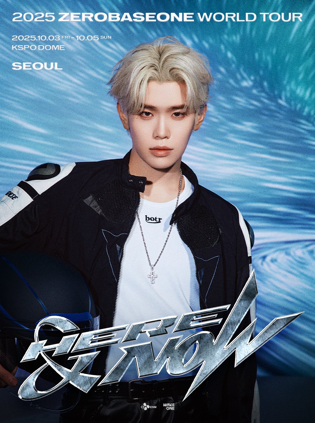 2025 ZEROBASEONE WORLD TOUR [𝗛𝗘𝗥𝗘&𝗡𝗢𝗪] IN SEOUL POSTER