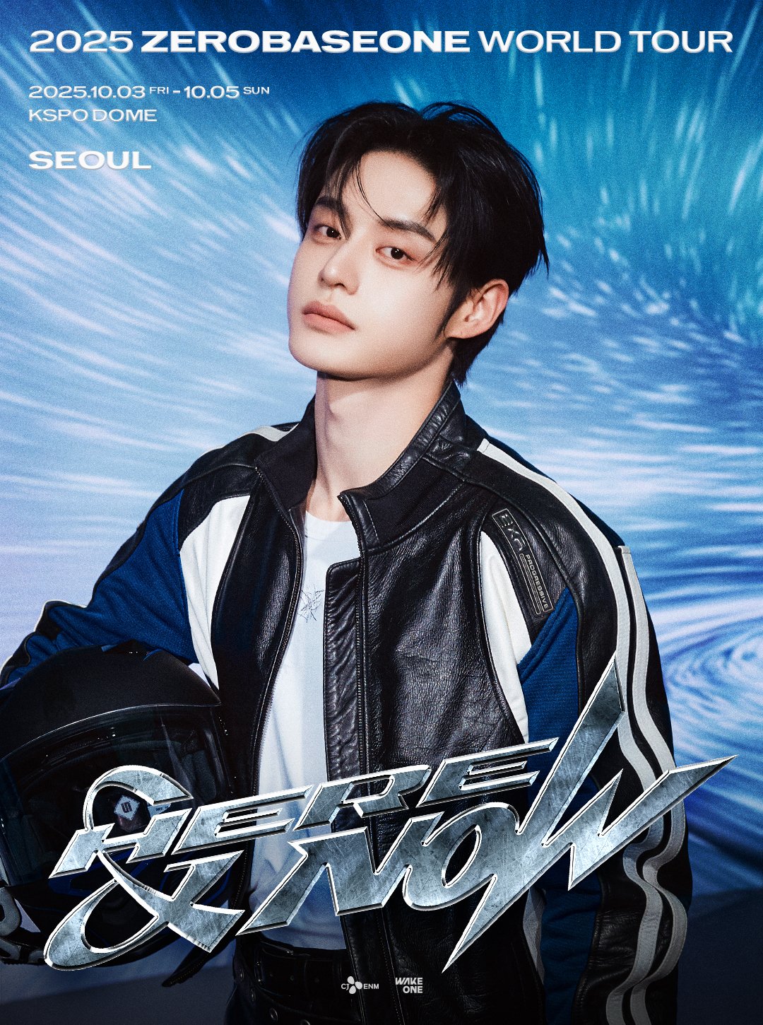 2025 ZEROBASEONE WORLD TOUR [𝗛𝗘𝗥𝗘&𝗡𝗢𝗪] IN SEOUL POSTER