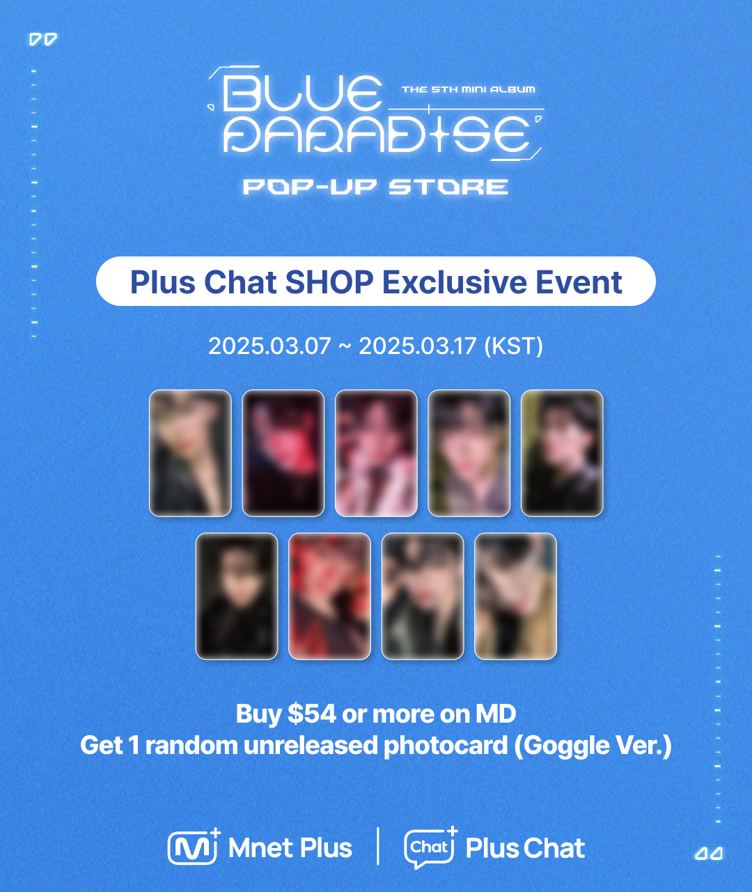 ZEROBASEONE [The 5th Mini Album 'BLUE PARADISE' POP-UP] MD Online