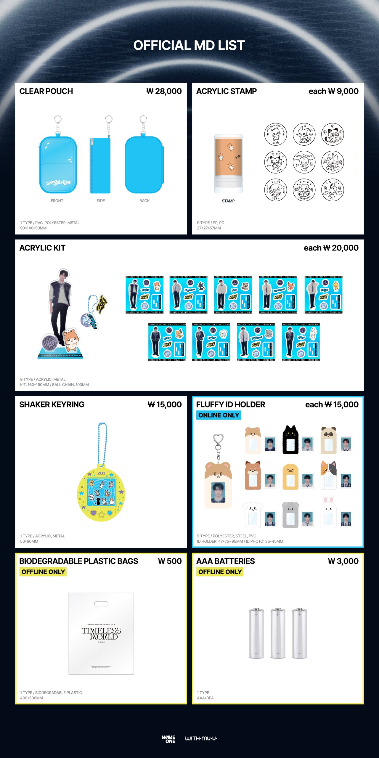2024 ZEROBASEONE THE FIRST TOUR [TIMELESS WORLD] IN SEOUL OFFICIAL