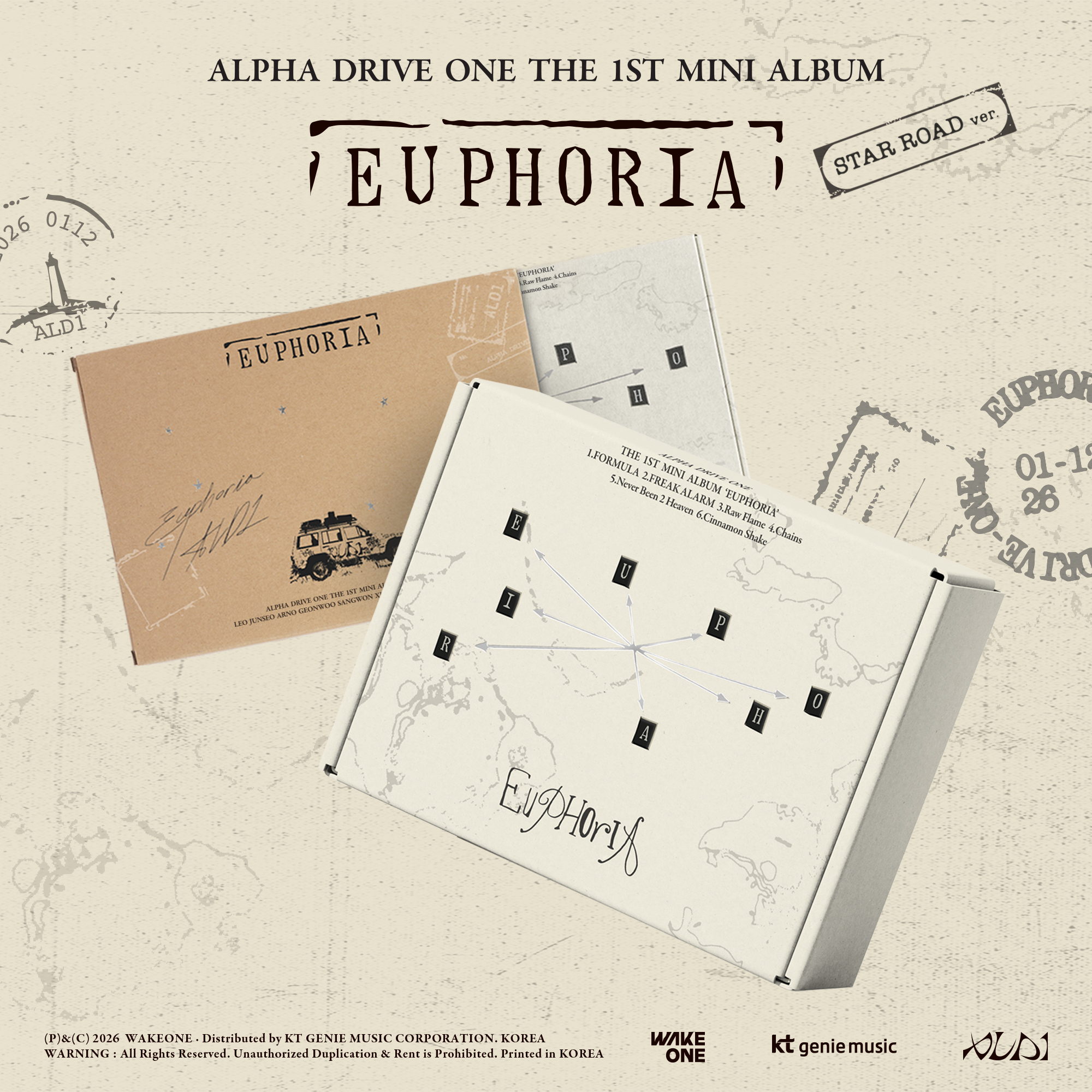 PRE-ORDER EVENT] ALPHA DRIVE ONE THE 1ST MINI ALBUM [EUPHORIA