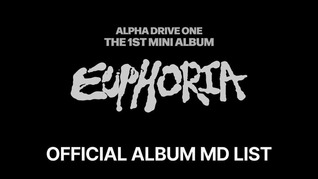 ALPHA DRIVE ONE THE 1ST MINI ALBUM [EUPHORIA] OFFICIAL ALBUM MD