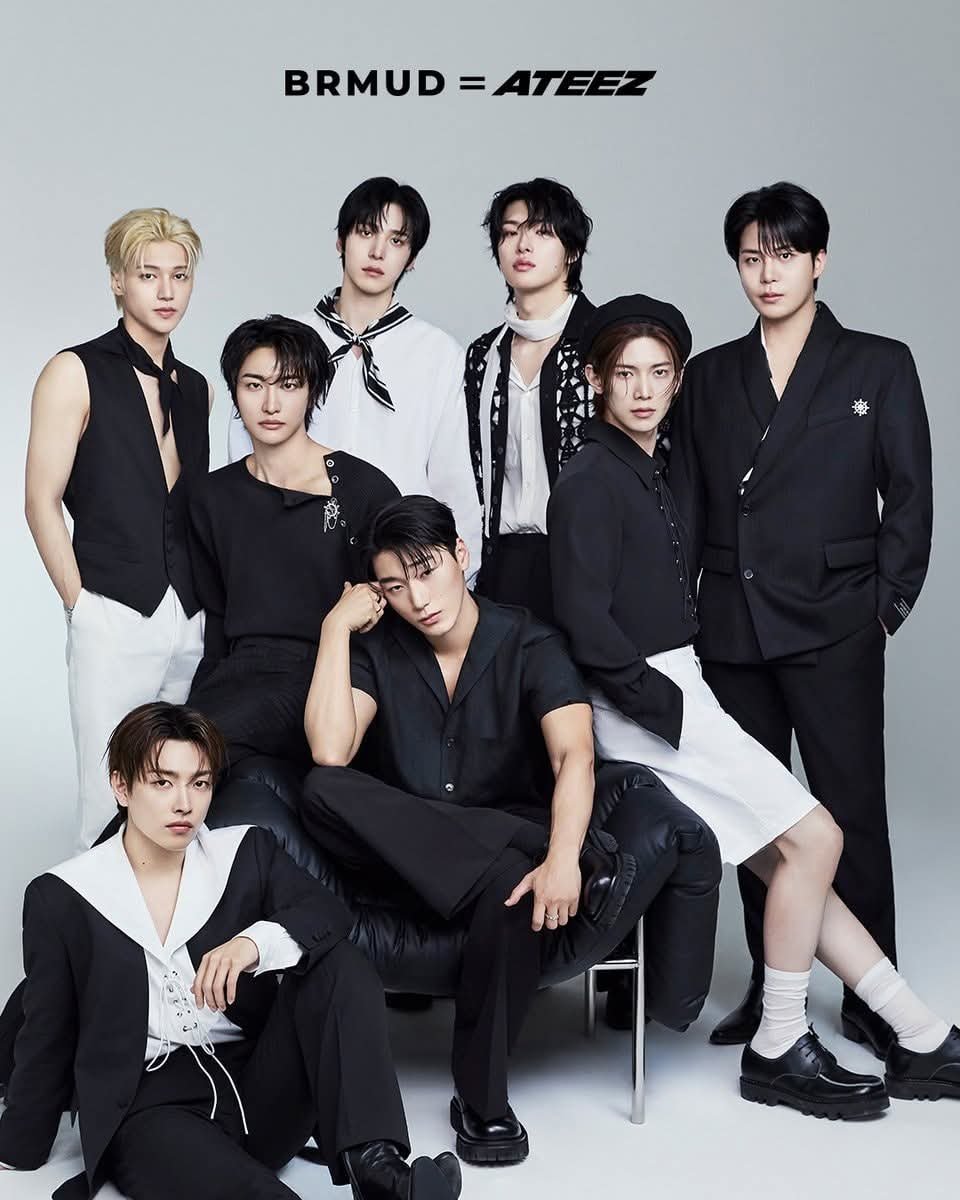 📢 2025.07.03 BRMUD = ATEEZ New Model is Now Live 🖤 #BRMUD #ATEEZ