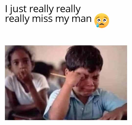 Someone distract me. I really miss him. My heart hurts. Like I