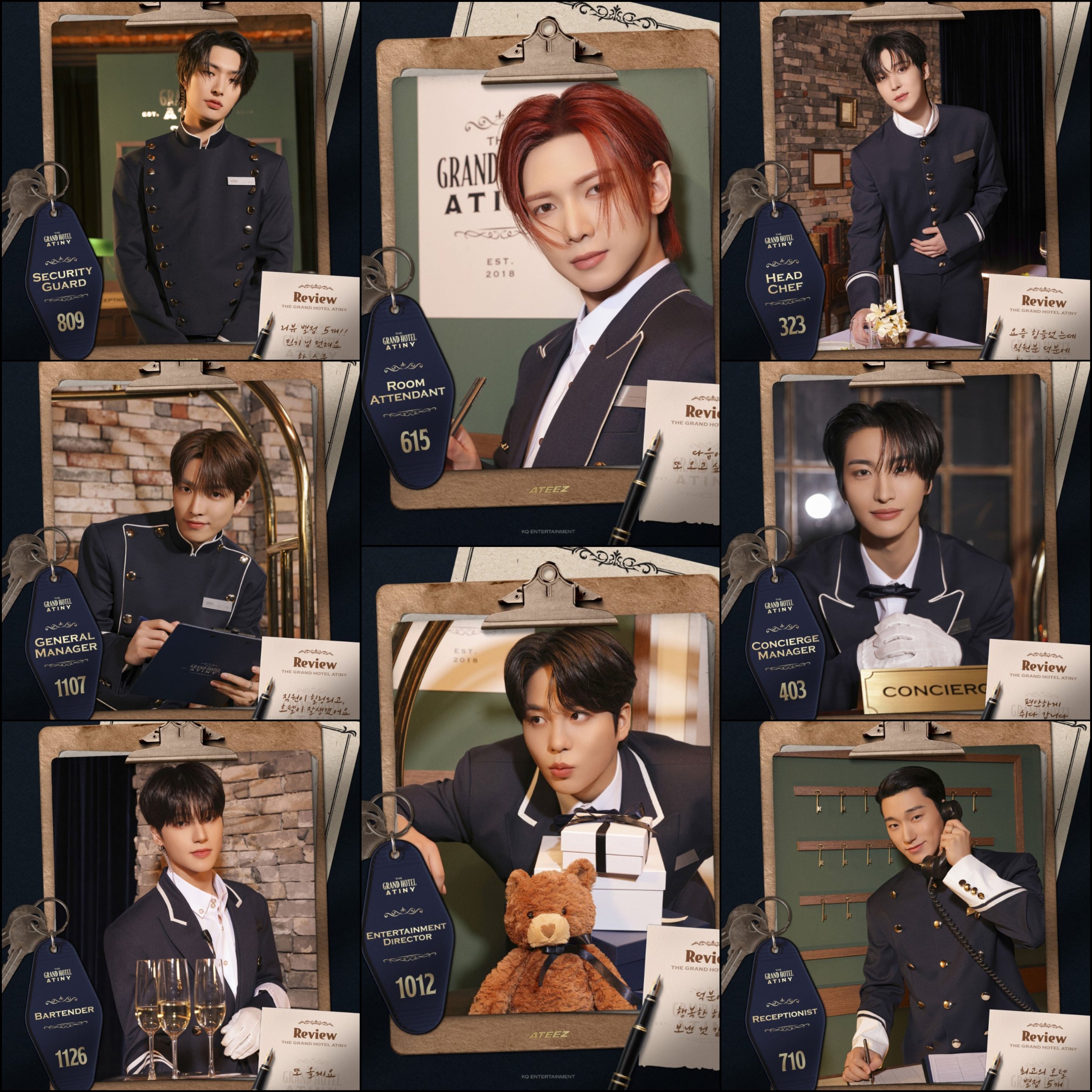 ATEEZ 에이티즈 直筆サイン入り チェキ サンSAN 산 ポロライド ショケ Limited Choi San Ateez Korean Pop Tshirt Vintage Tribute