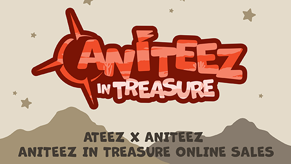 ATEEZ X ANITEEZ IN TREASURE ONLINE MERCH 예약 판매 안내