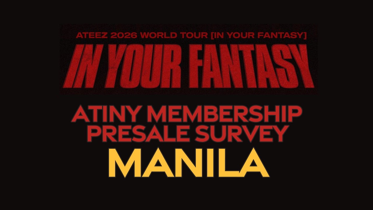 ATEEZ 2026 WORLD TOUR [IN YOUR FANTASY] IN MANILA ATINY Membership