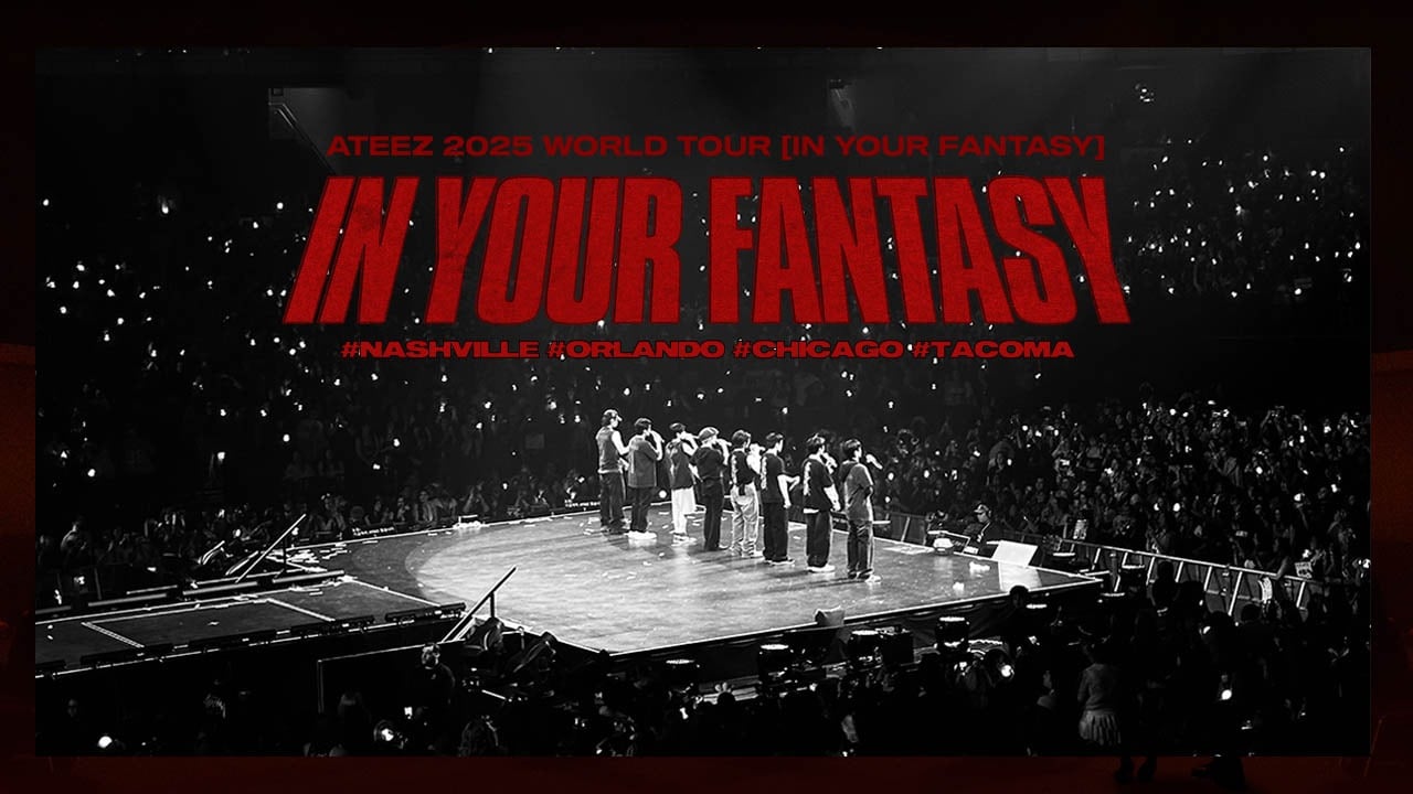 アイドル ATEEZ WORLD TOUR IN YOUR FANTASY ATEEZ 2025 WORLD TOUR [IN YOUR FANTASY] Tour Announcement
