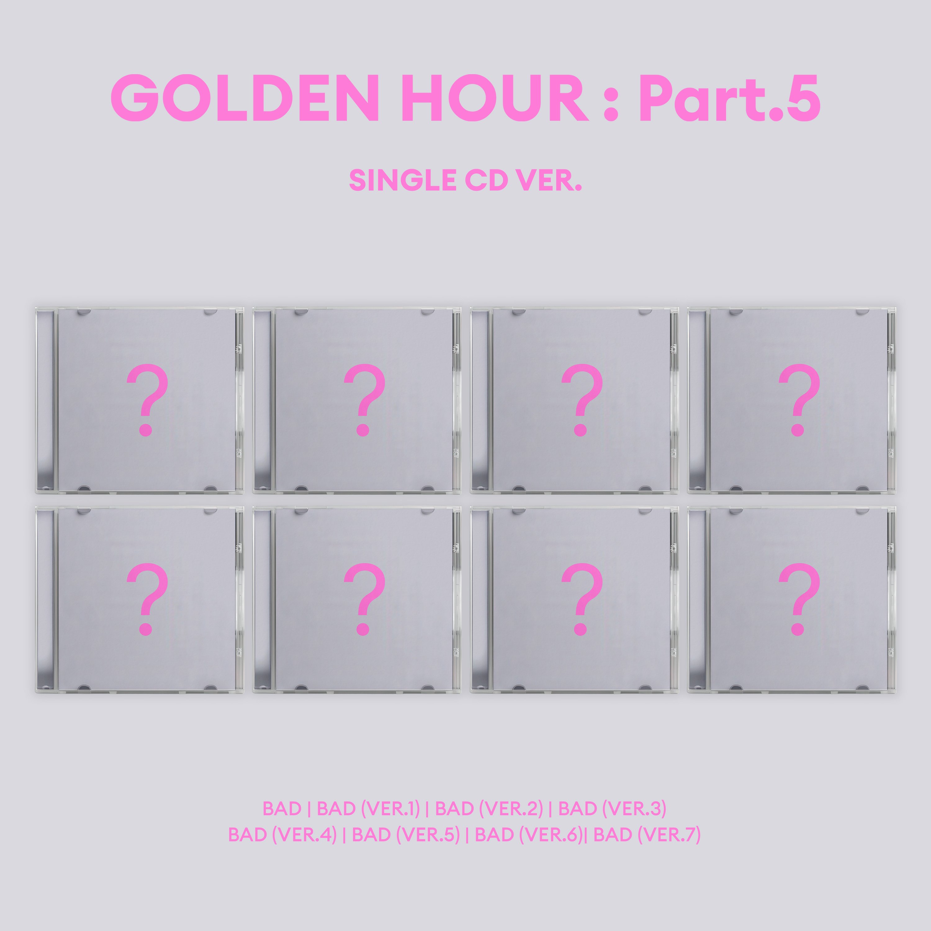 ATEEZ GOLDEN HOUR : Part.5 'BAD Single CD' (US ONLY) Pre-order