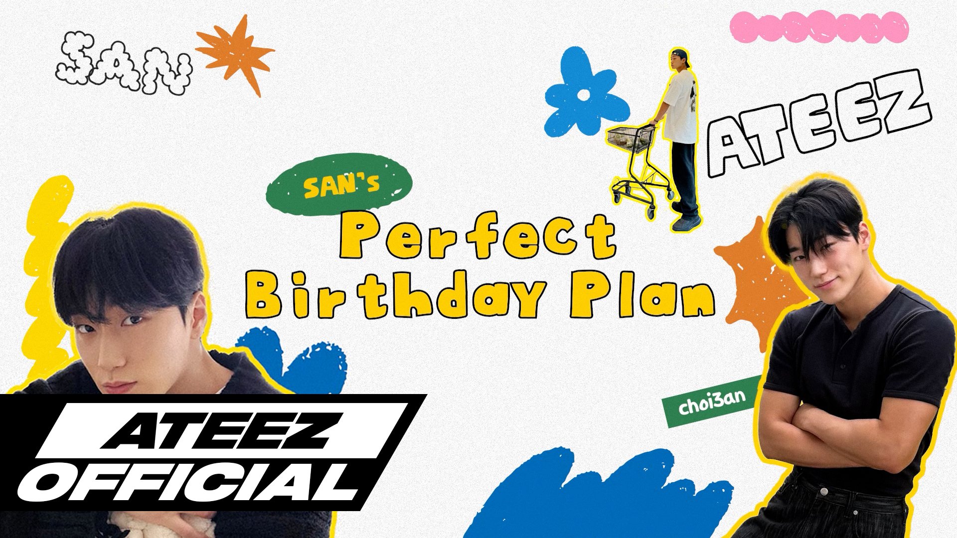 ATEEZ 2023 HAPPY BIRTHDAY KIT SAN サンドンイ ATEEZ(에이티즈) 산's