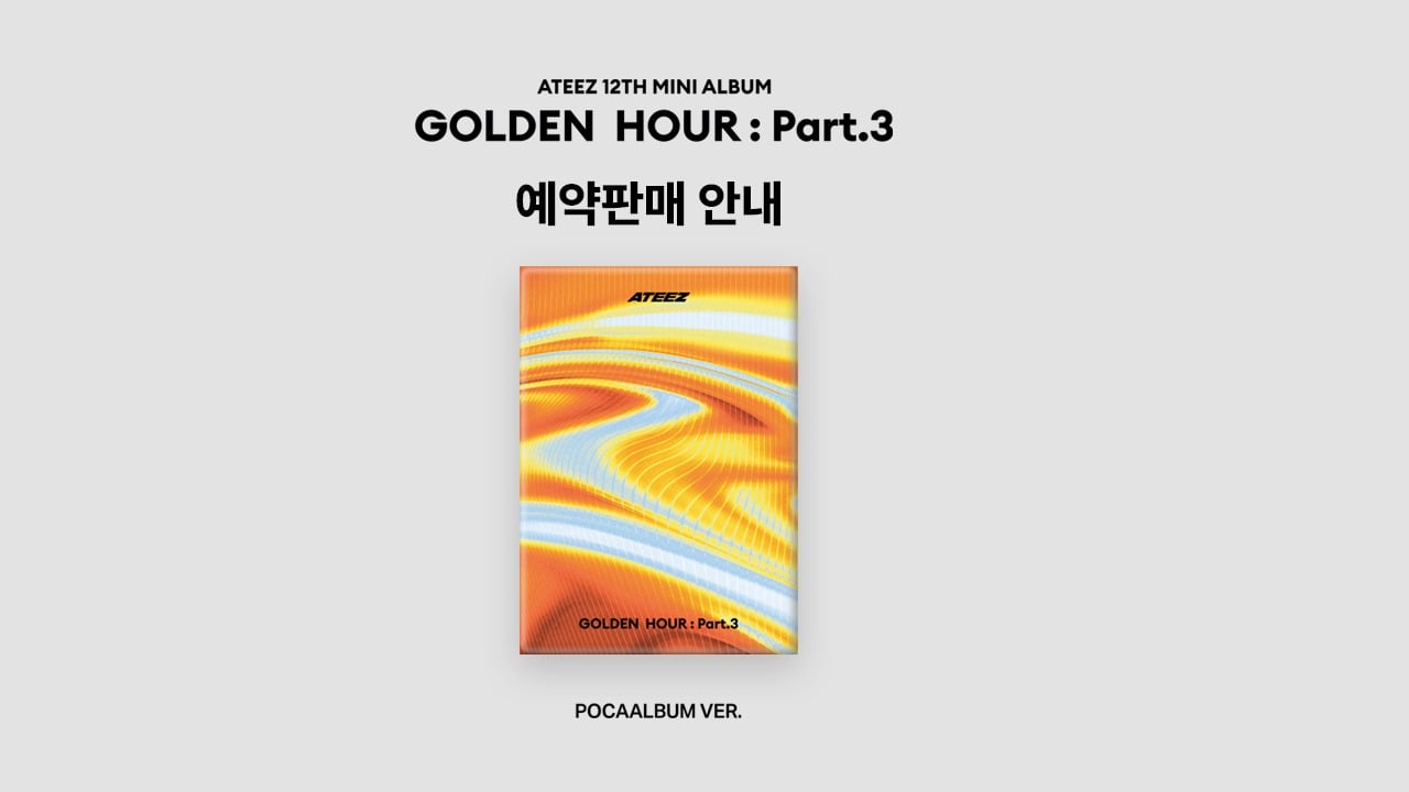 ATEEZ(에이티즈) GOLDEN HOUR : Part.3 (POCAALBUM VER.) 예약