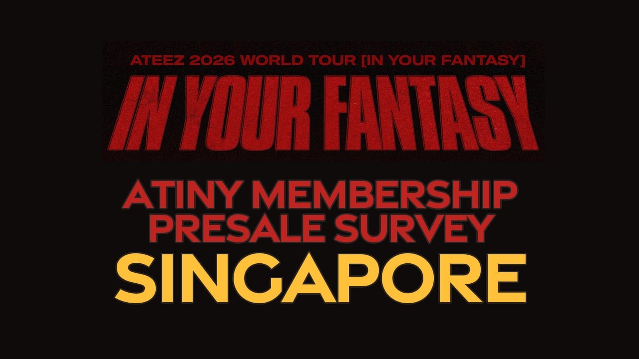 ATEEZ 2026 WORLD TOUR [IN YOUR FANTASY] IN SINGAPORE ATINY