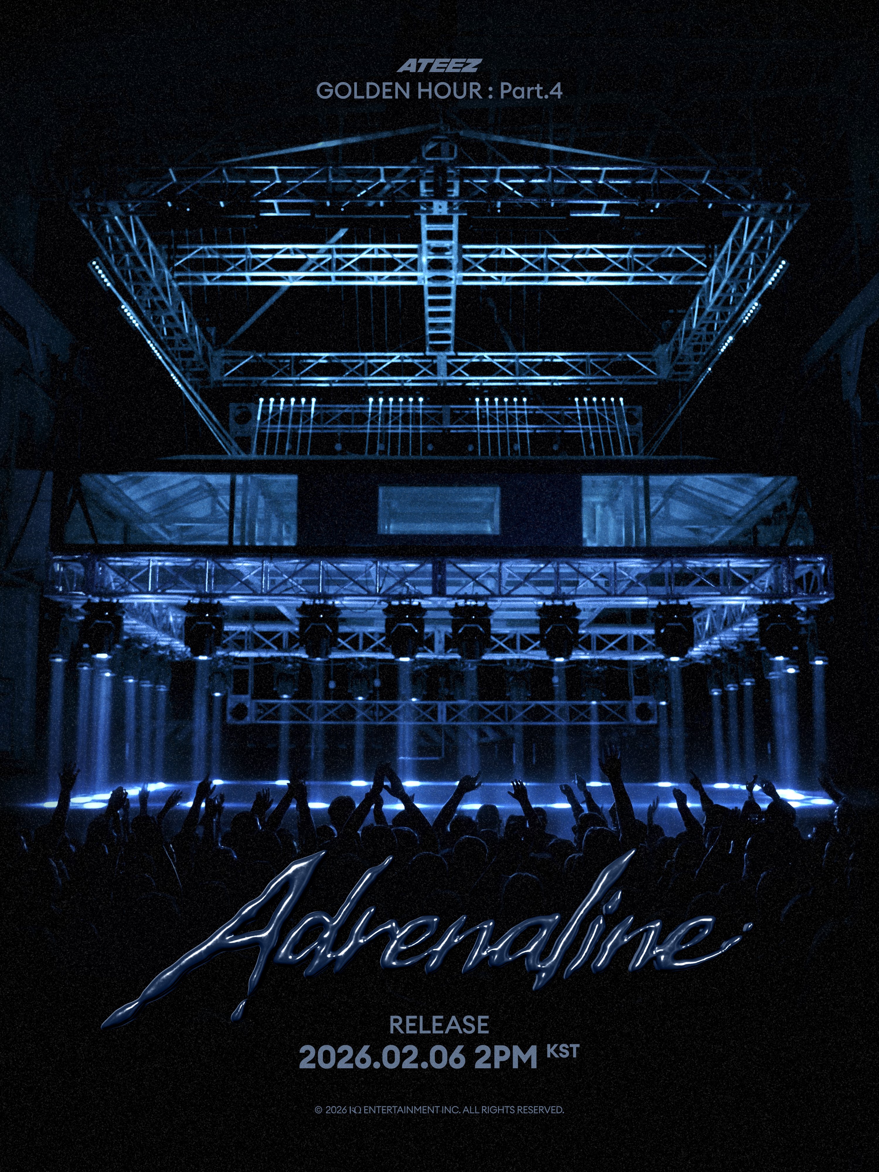 ATEEZ(에이티즈) GOLDEN HOUR : Part.4 'Adrenaline' MV Poster