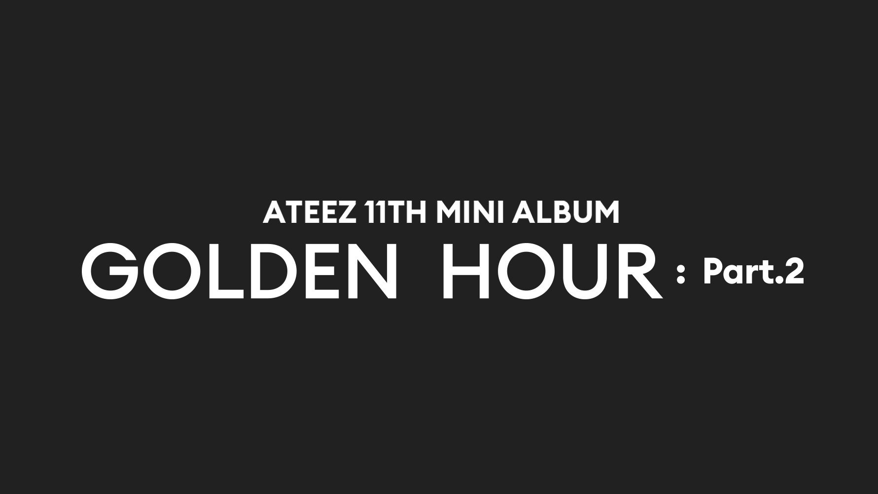 ATEEZ(에이티즈) GOLDEN HOUR : Part.2 ALBUM PREVIEW (PHOTOBOOK 