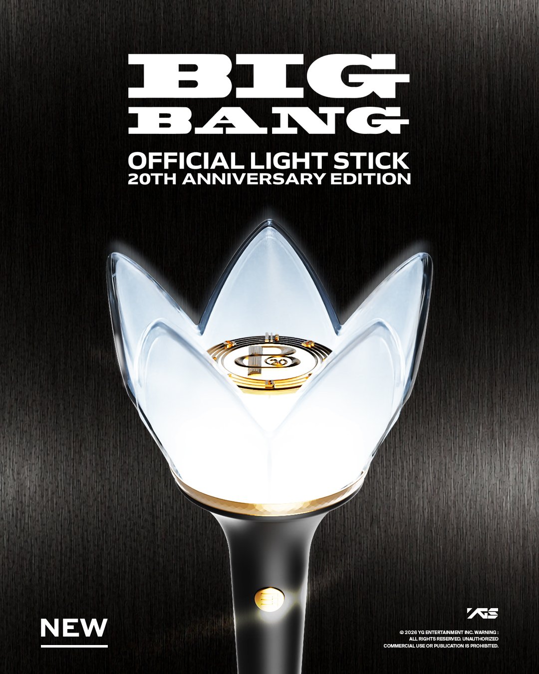 BIGBANG OFFICIAL LIGHT STICK 20TH ANNIVERSARY EDITION 👑