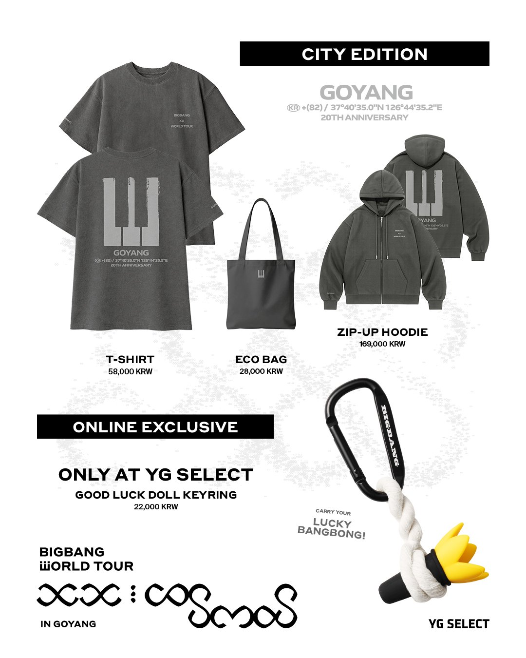 BIGBANG COSMOS TシャツGOYANG 会場限定　Mサイズ BIGBANG COSMOS TシャツGOYANG 会場限定 Mサイズ BIGBANG COSMOS