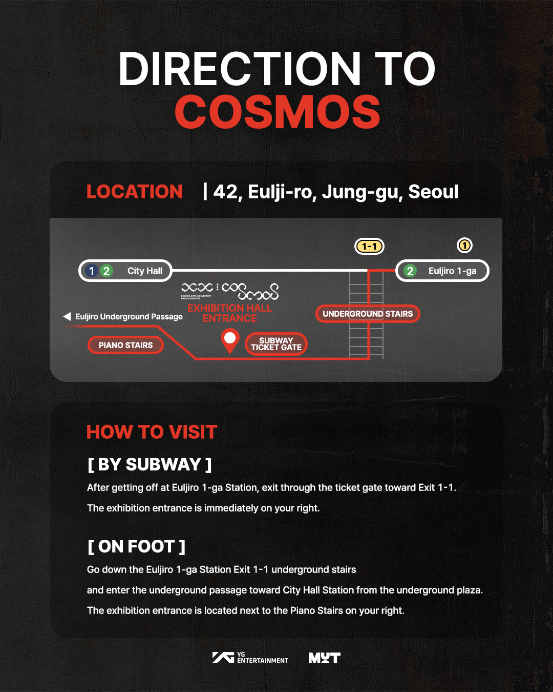 DIRECTION TO COSMOS] MAIN EXHIBITION | COSMOS BIGBANG 20TH