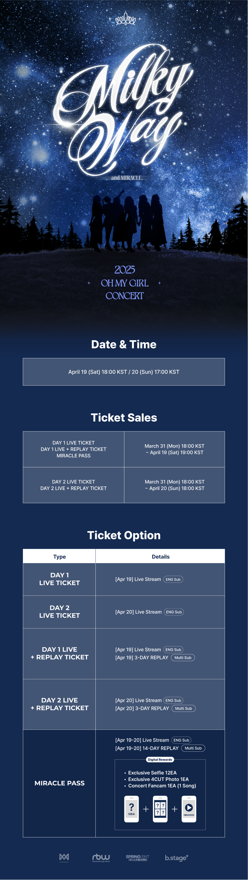 LIVE STREAM] 2025 OH MY GIRL CONCERT [Milky Way]