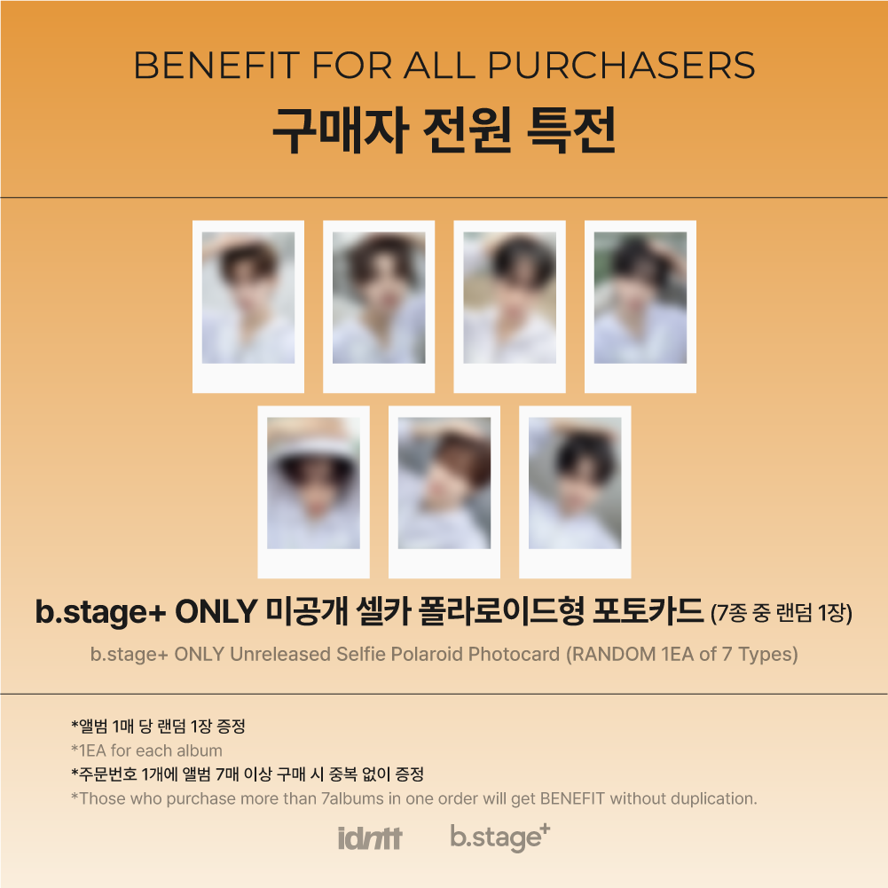 PRE-ORDER&LUCKY DRAW] idntt (아이덴티티)
