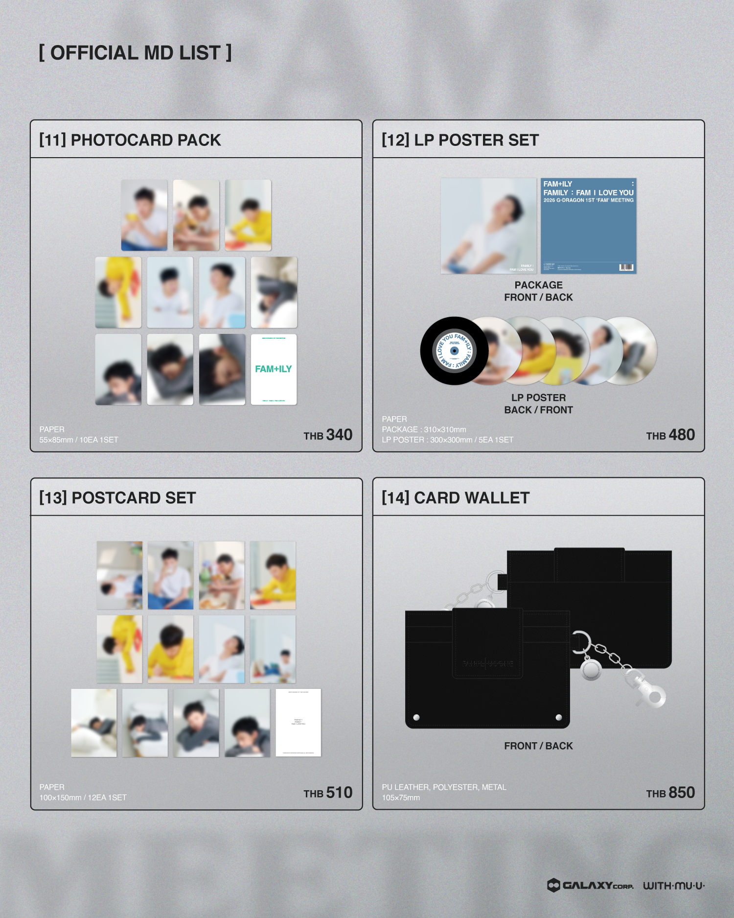 2026 G-DRAGON 'FAM' MEETING [FAM+ILY : FAMILY : FAM I LOVE YOU] IN