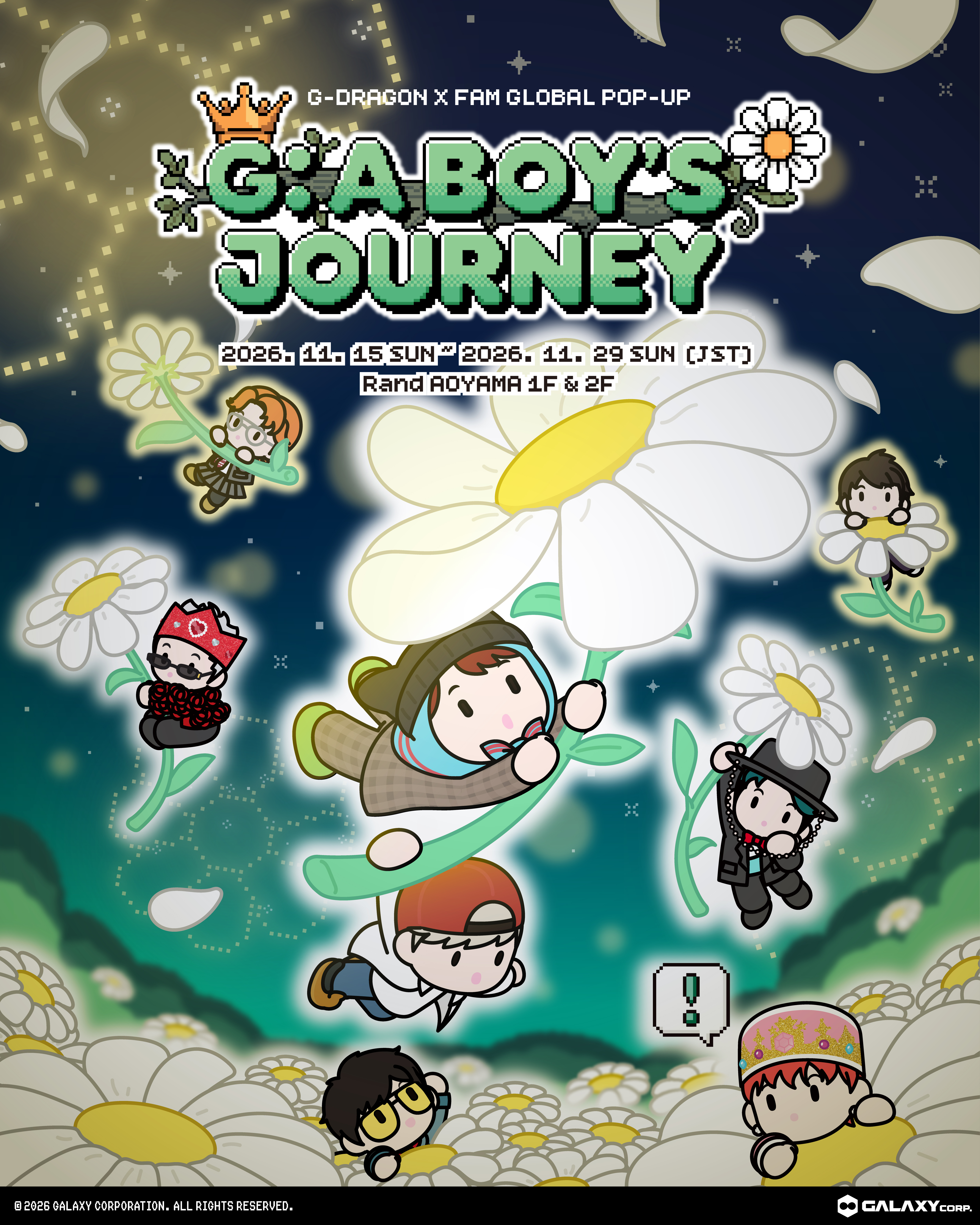 G-DRAGON x FAM GLOBAL POP-UP [G: A BOY'S JOURNEY] IN TOKYO