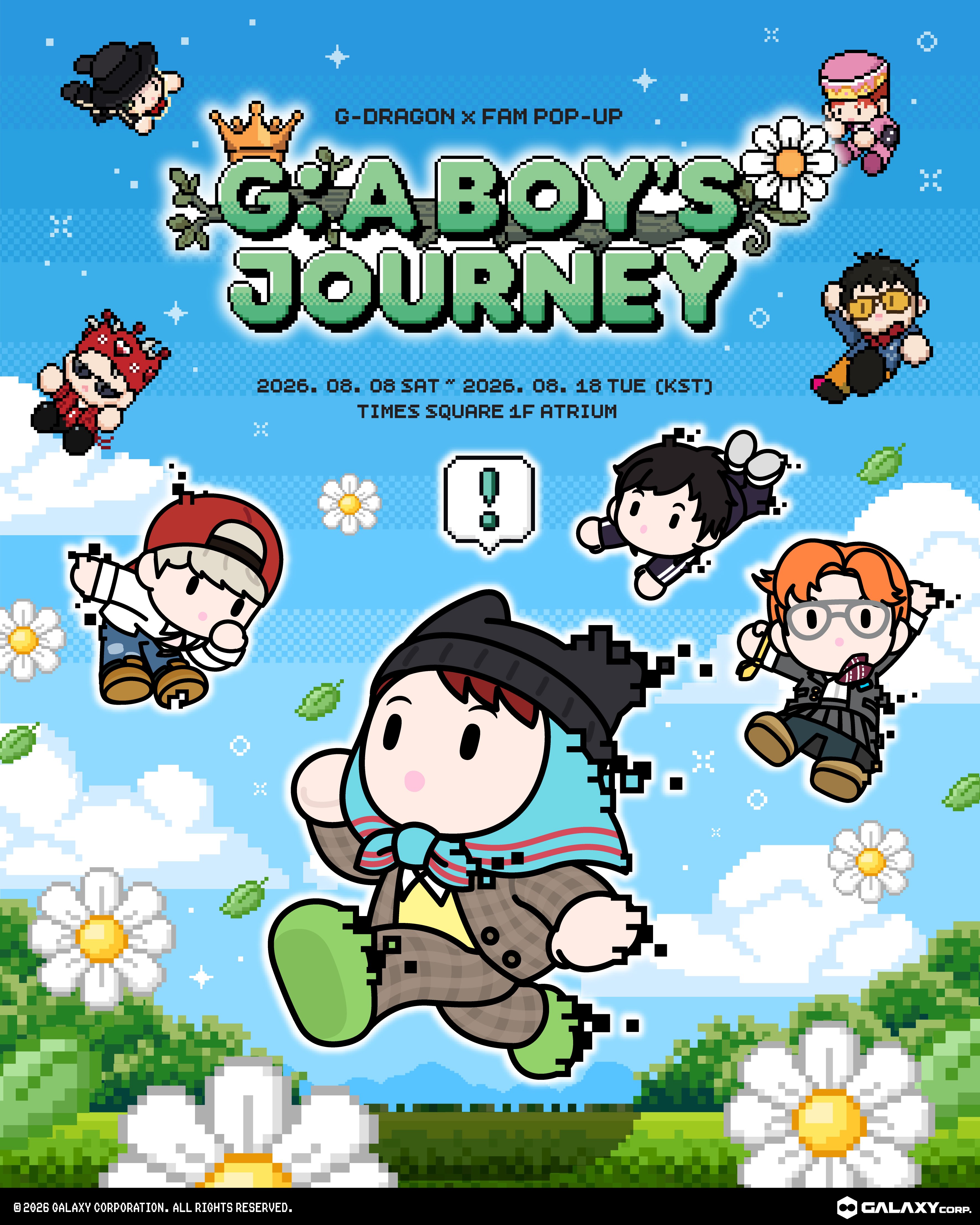 G-DRAGON x FAM POP-UP [G: A BOY'S JOURNEY] MAIN POSTER