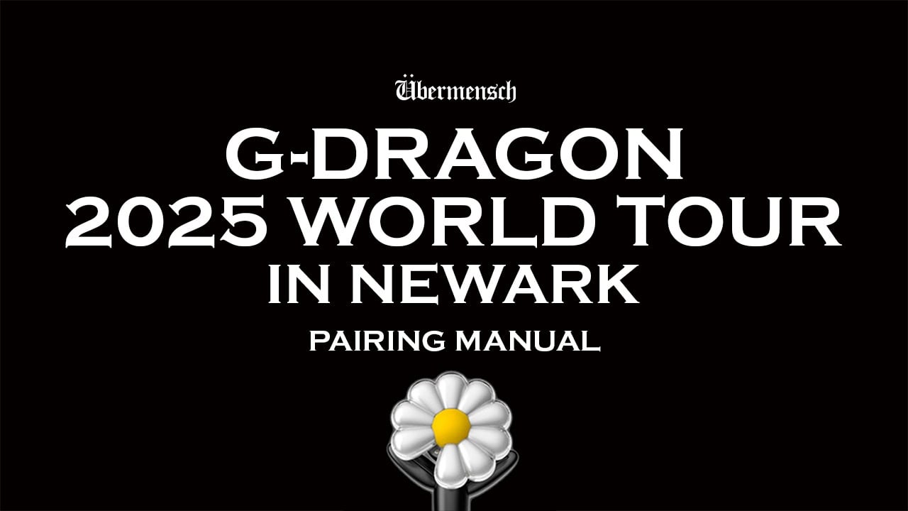 G-DRAGON 2025 WORLD TOUR [Übermensch] IN NEWARK G-DRAGON OFFICIAL
