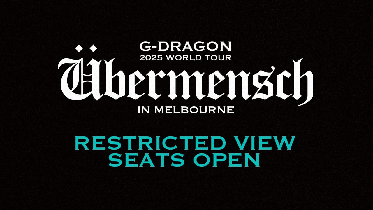 G-DRAGON 2025 WORLD TOUR [Übermensch] IN MELBOURNE