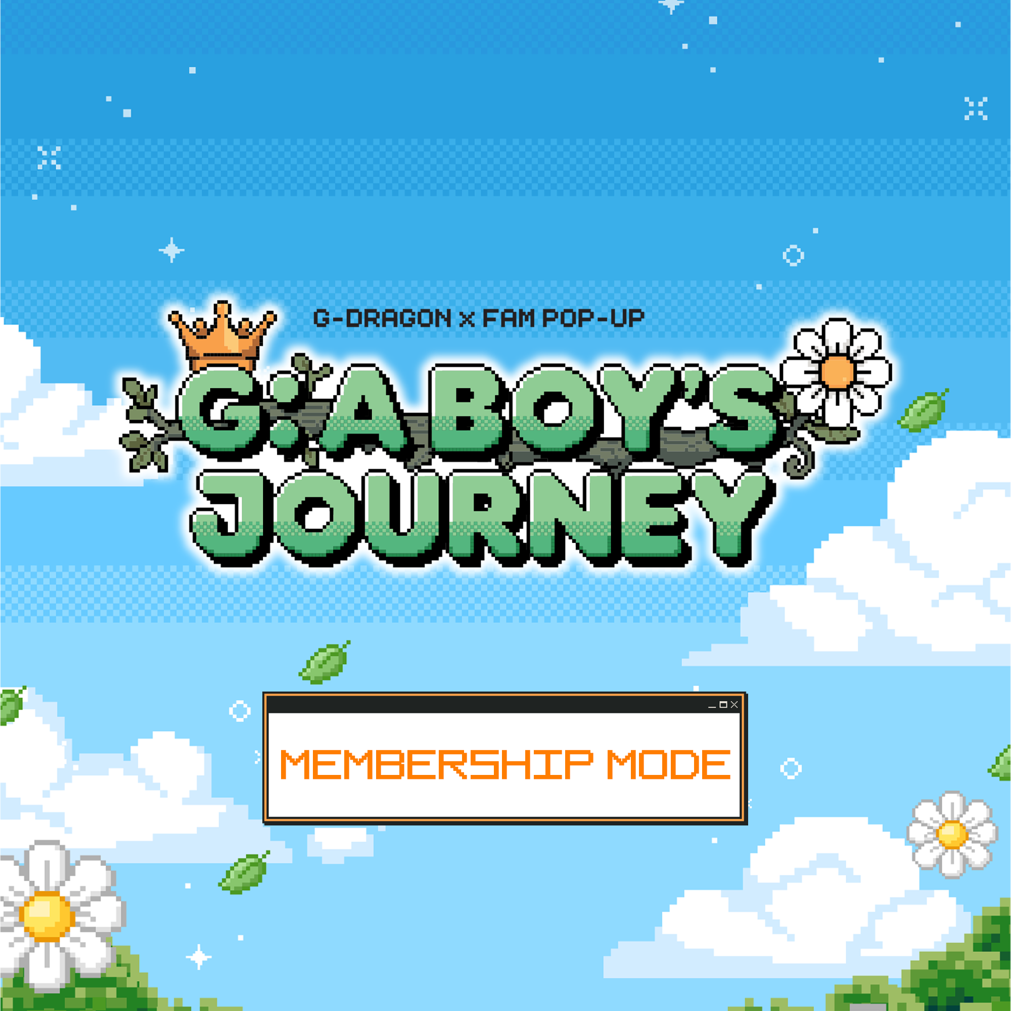 MEMBERSHIP] G-DRAGON x FAM POP-UP G: A BOY'S JOURNEY