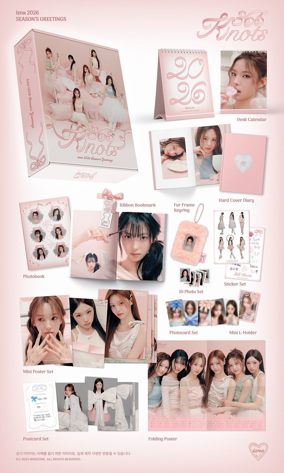izna 2026 SEASON'S GREETINGS [365 Knots] 예약 판매 안내