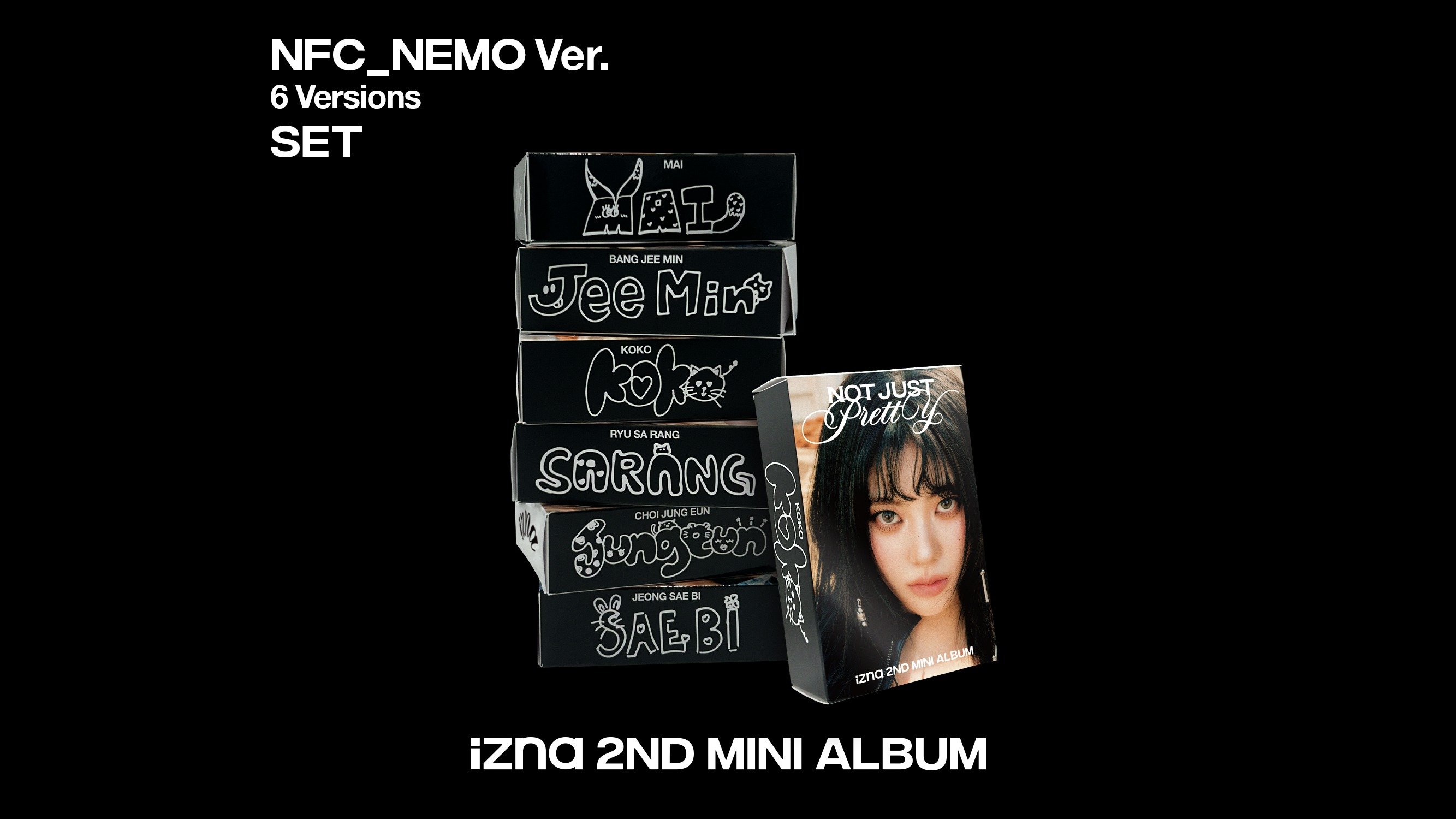 izna 2nd Mini Album 'Not Just Pretty' NFC_Nemo Ver. 예약 판매 안내