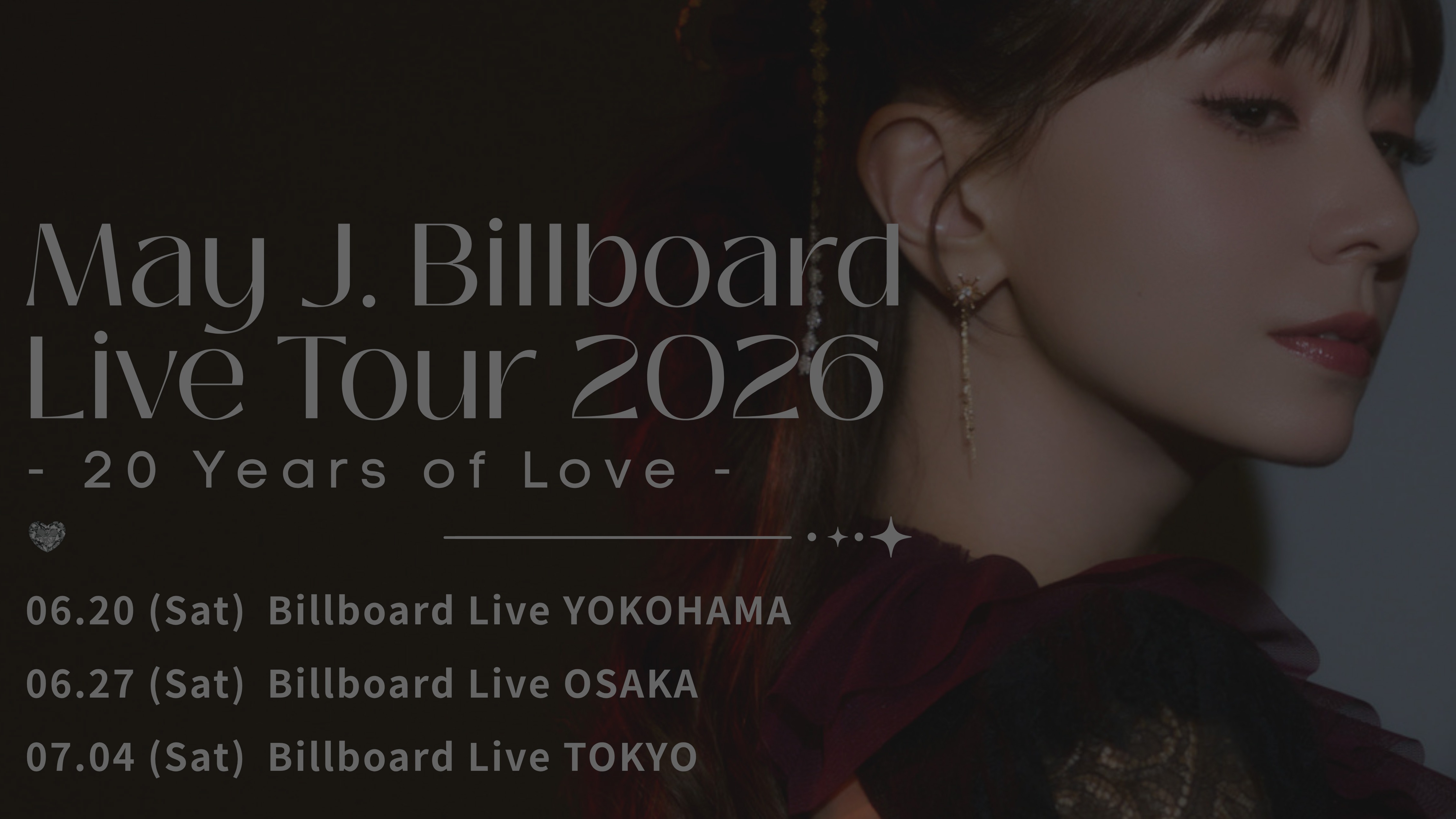 May J. Billboard Live Tour 2026】 グッズ販売&特典会の実施が決定！