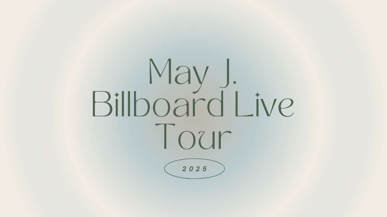 May J. Billboard Live Tour 2025】グッズ販売&握手会が決定！