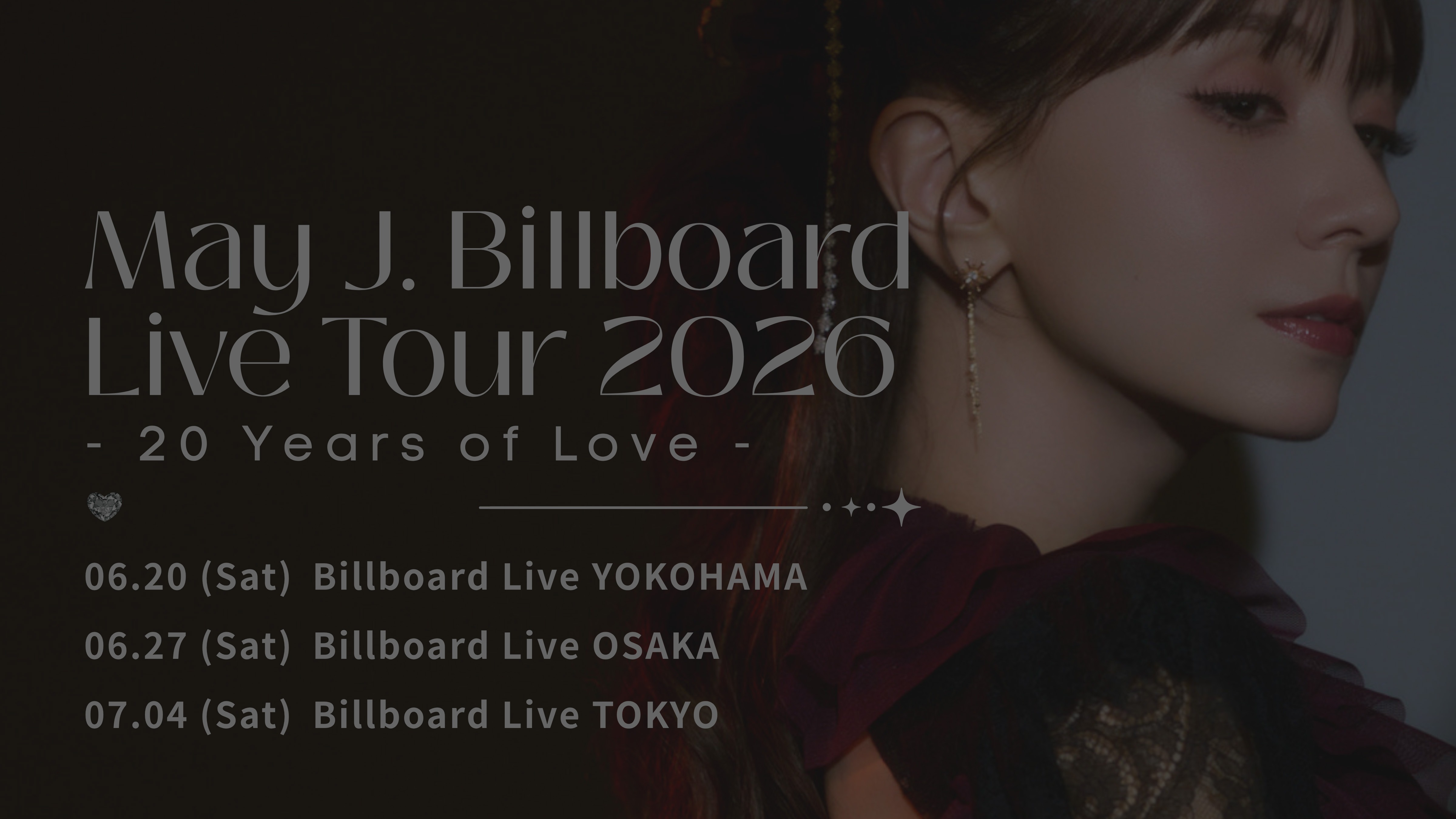 May J. Billboard Live Tour 2026】 グッズ販売&特典会の実施が決定！