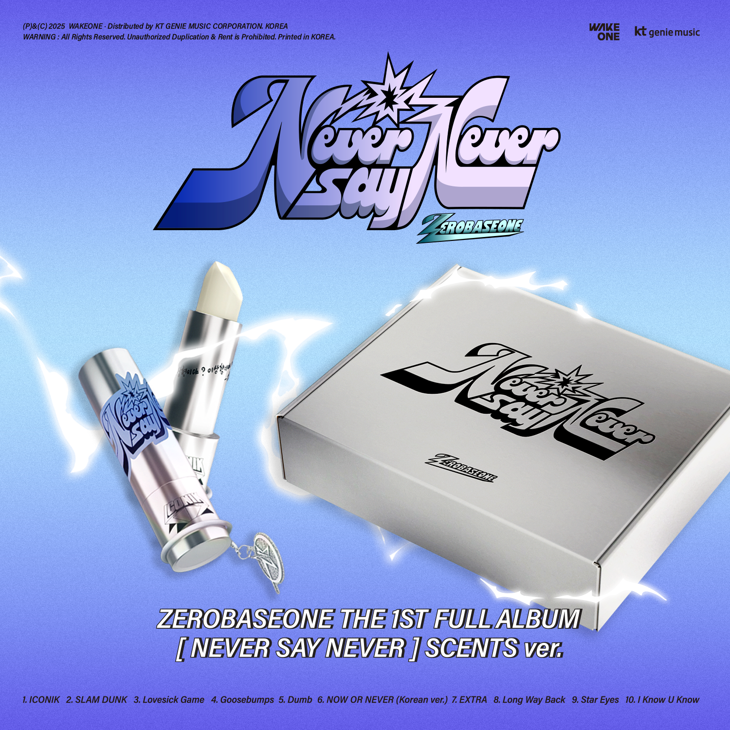 ZEROBASEONE THE 1ST FULL ALBUM [NEVER SAY NEVER] SCENTS Ver. (LIMITED)